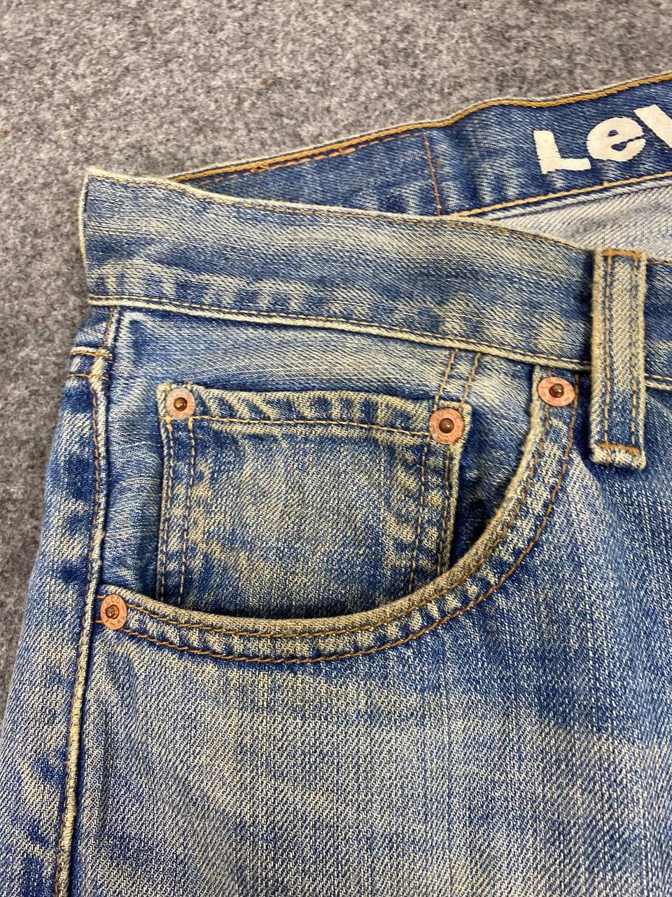 Levi's vintage levis 503 loose straight distressed denim Size US 34 / EU 50 - 10 Thumbnail