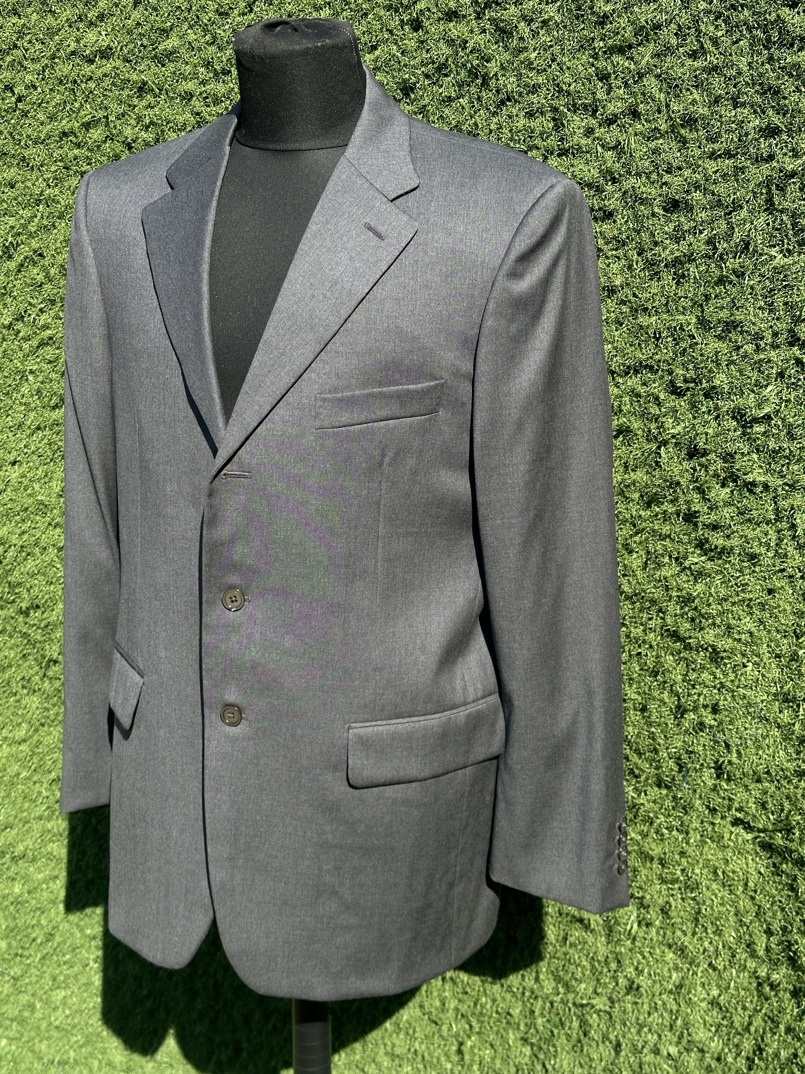 Yves Saint Laurent Yves Saint Laurent Homme Loro Piana Super 120 Blazer 54 6R Size 54R - 11 Thumbnail