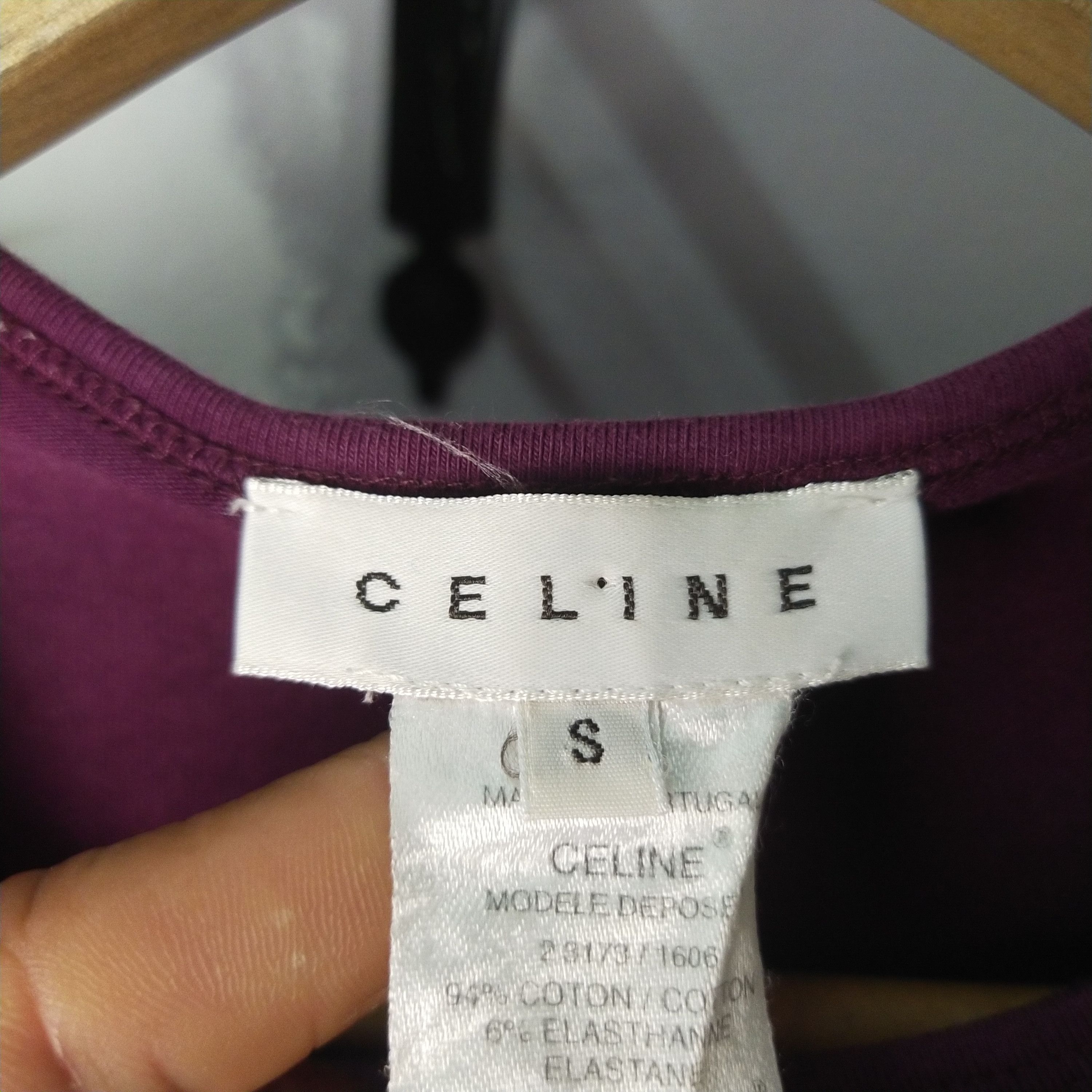 Celine wide neck Celine shirt Size S / US 4 / IT 40 - 12 Thumbnail