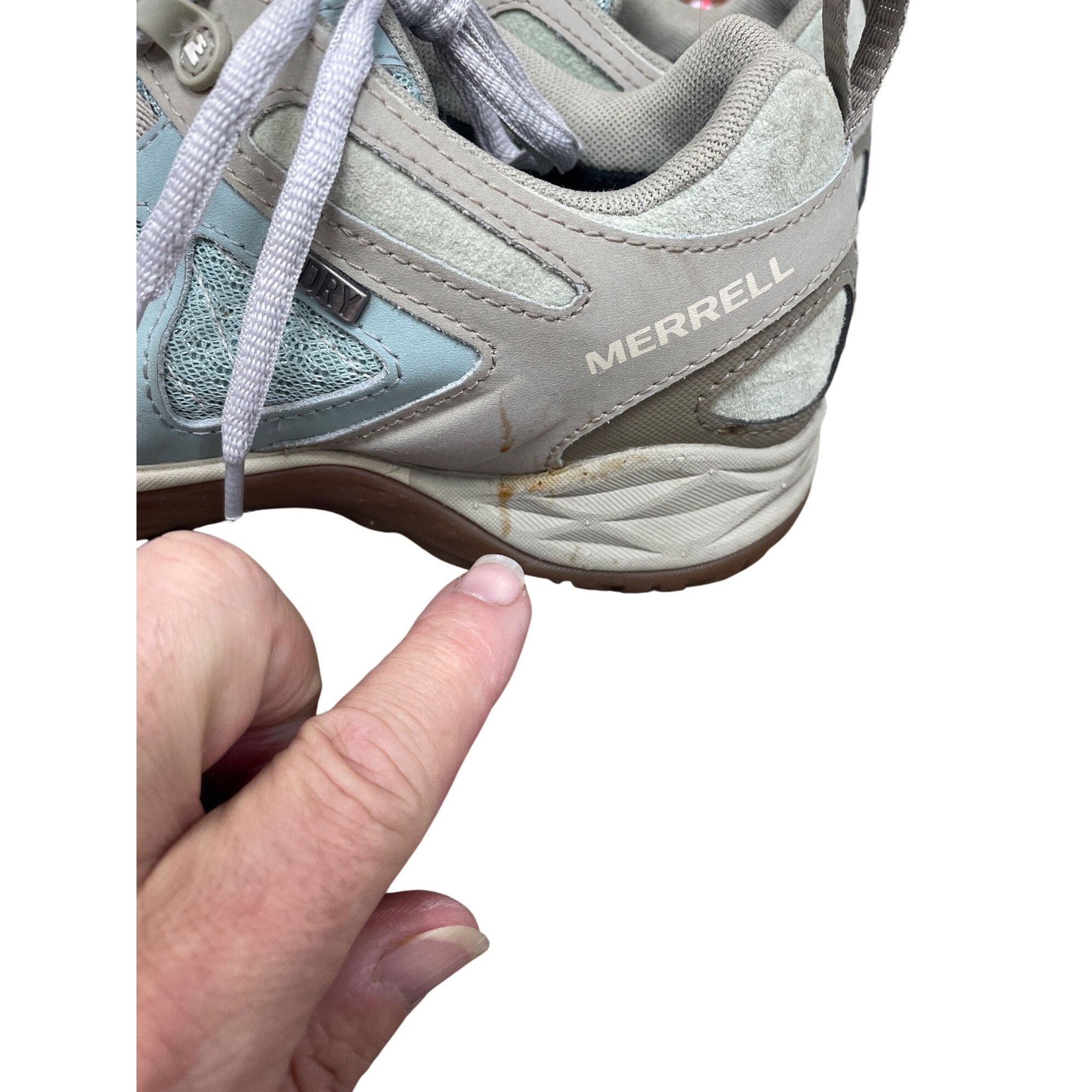 Merrell Merrell Select Dry Form 2 womans green leather hiking sneake Size US 8 / IT 38 - 6 Thumbnail