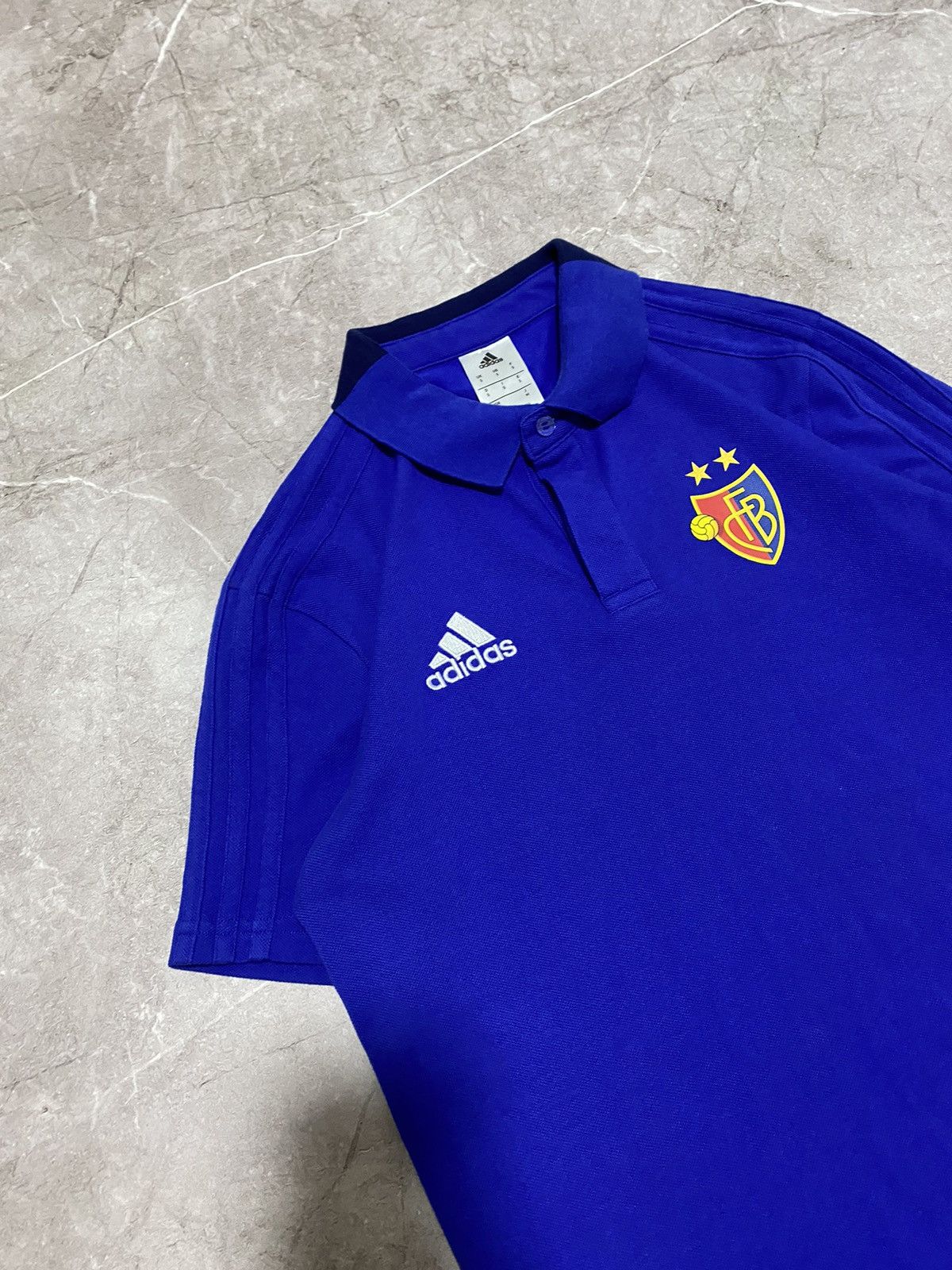 Adidas 2017 Adidas FC Basel Soccer Football Polo T Shirt DR Size US S / EU 44-46 / 1 - 3 Thumbnail