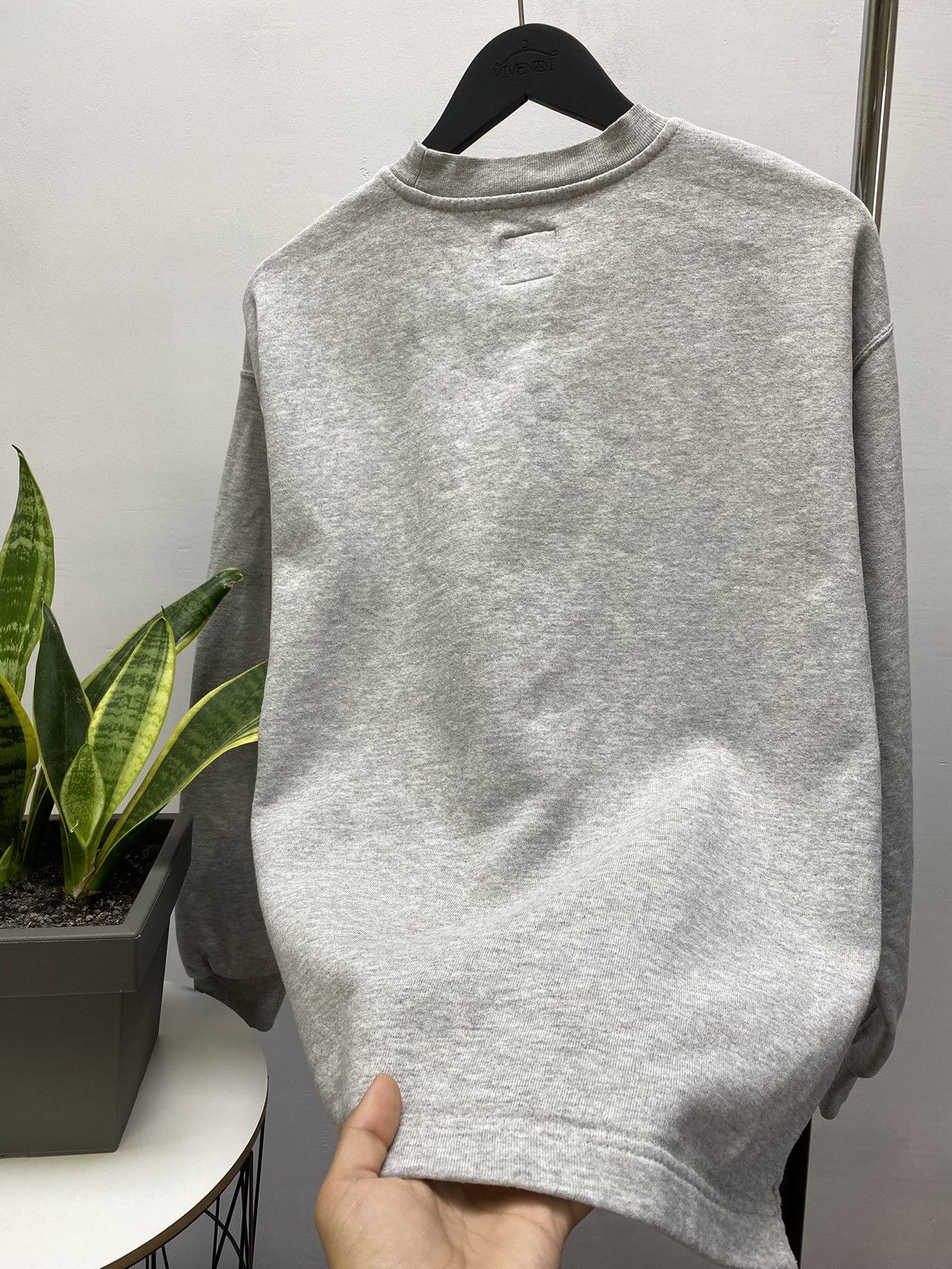 Nike × Vintage Vintage 90s Nike Swoosh Sweatshirt Classic Logo Men’s Grey M Size US M / EU 48-50 / 2 - 18 Thumbnail