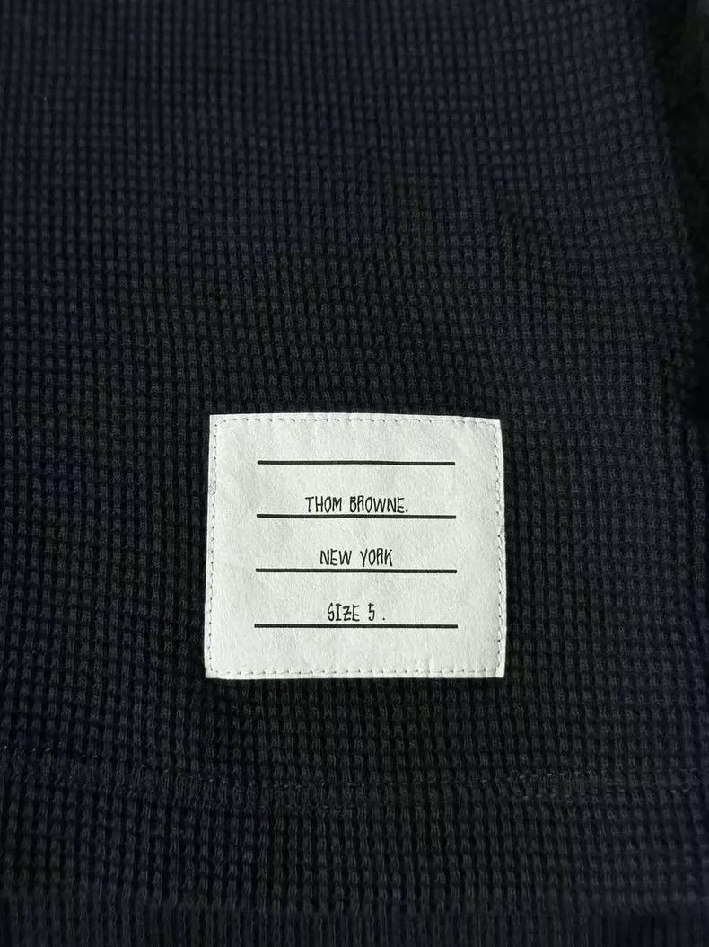 Thom Browne Thom Browne size5 High collar waffle long sleeves Size US XXL / EU 58 / 5 - 5 Thumbnail