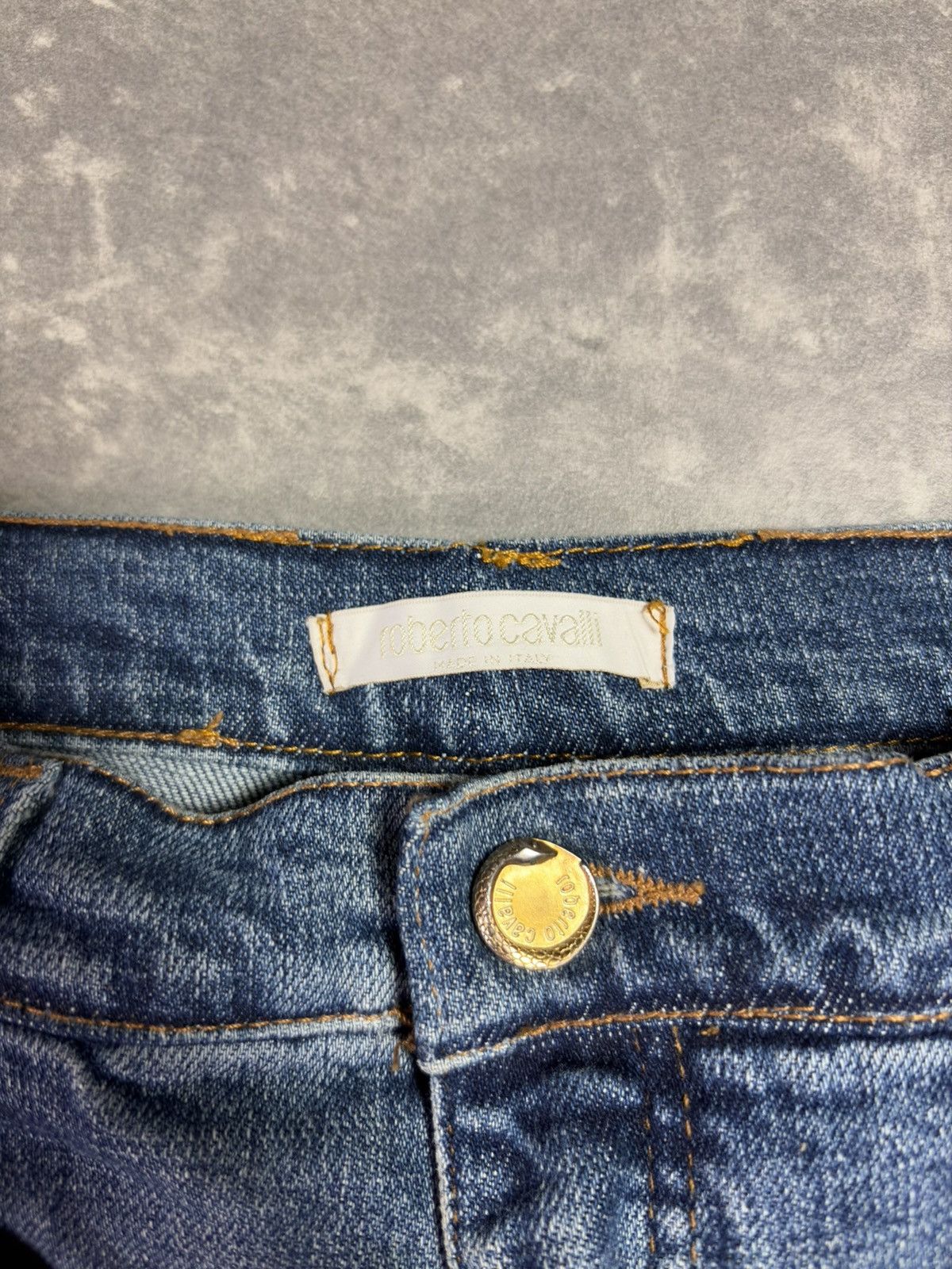 Roberto Cavalli SS03 Roberto Cavalli Tattoo Denim Jeans 30 32 Rare 00s Size US 30 / EU 46 - 9 Thumbnail