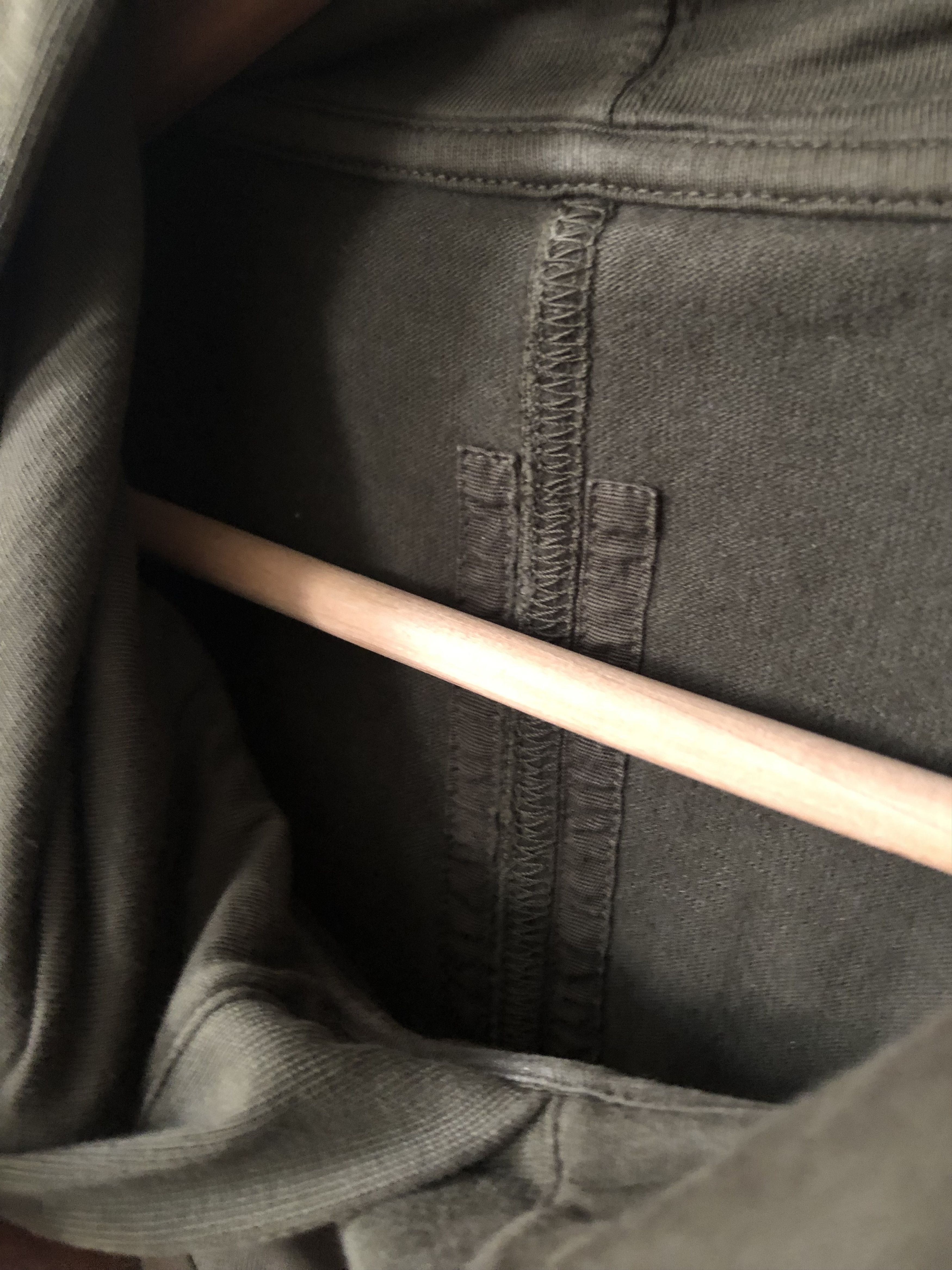 Rick Owens Drkshdw Rich Owens Drkshdw long hoodie, dark green Size US M / EU 48-50 / 2 - 2 Thumbnail