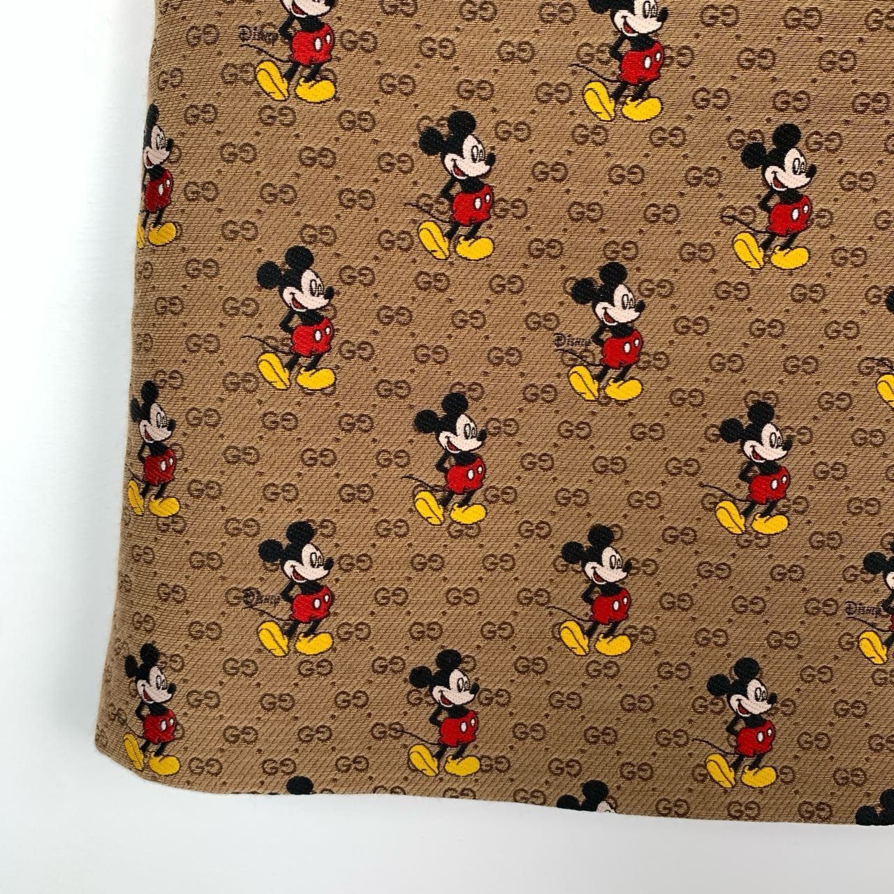 Gucci Gucci x Disney Mickey Mouse GG Print Brown A-Line Skirt (Siz Size 38" / US 16 / IT 52 - 7 Thumbnail