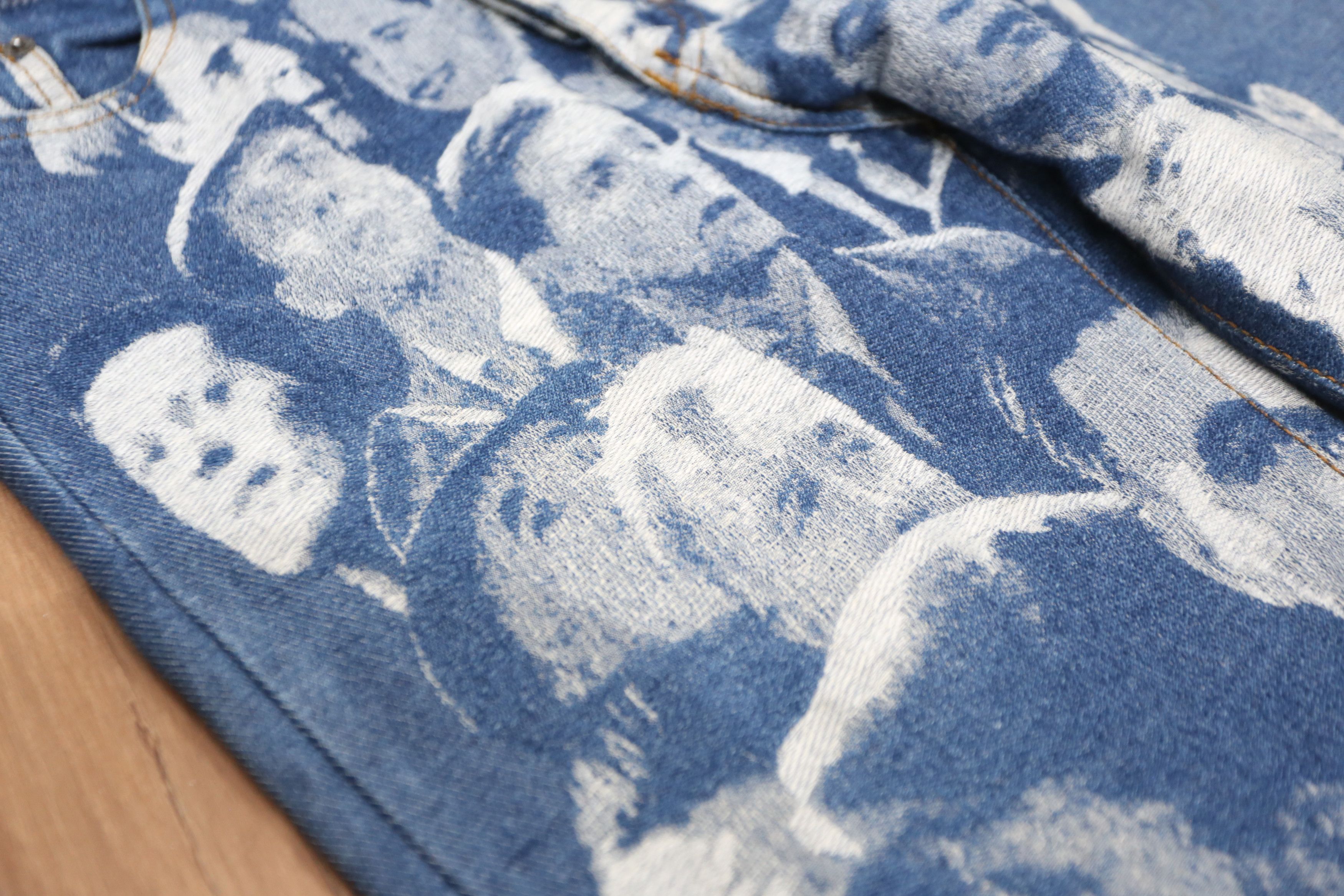Jean Paul Gaultier Jean Paul Gaultier - F/W 92 - Jacquard Face Denim Jean Size 28" / US 6 / IT 42 - 5 Thumbnail