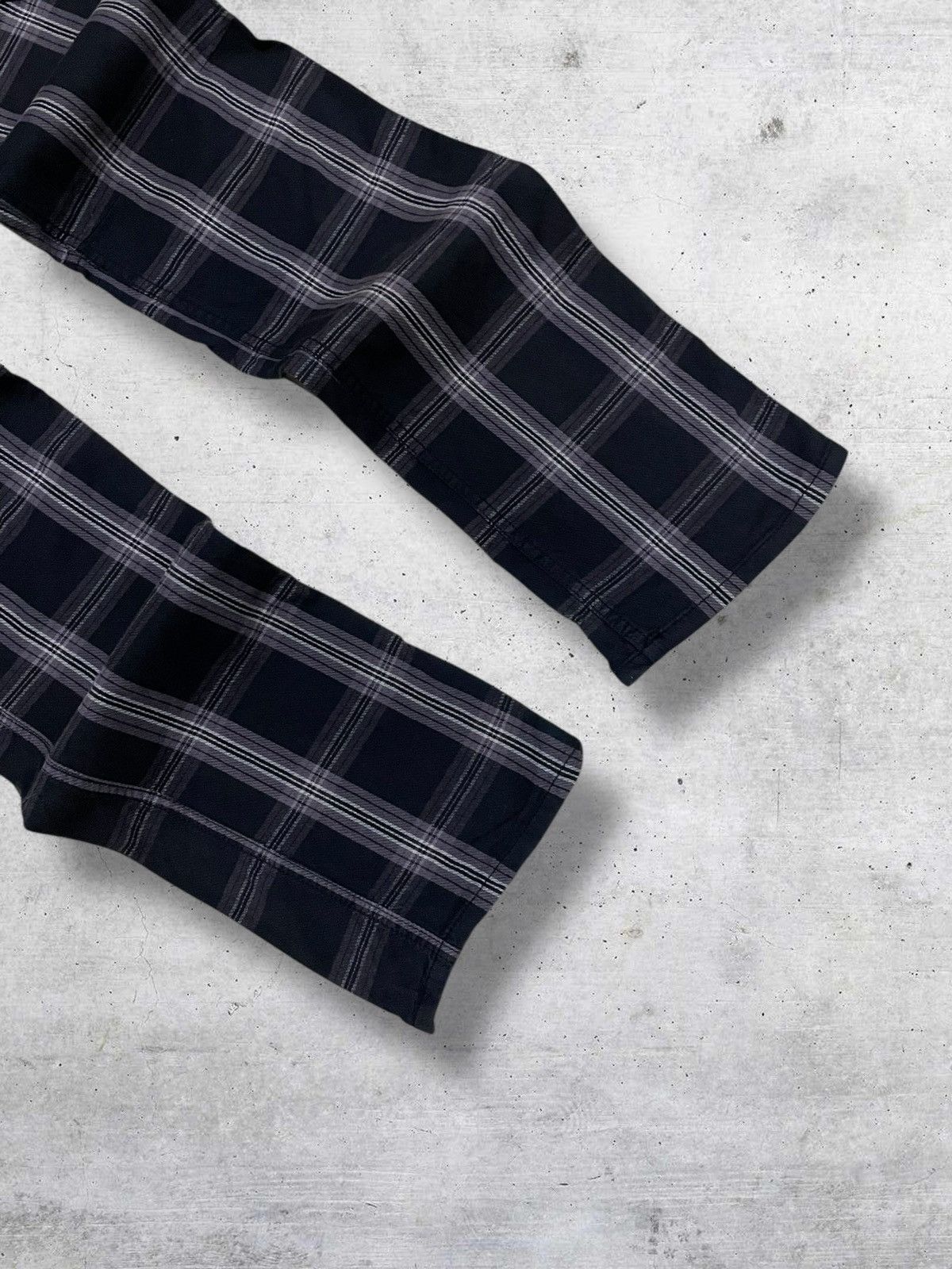 Japanese Brand VINTAGE DOUBLE FOCUS JAPAN DESIGNER 90S PUNK CHECKERED PANT Size US 29 - 5 Thumbnail