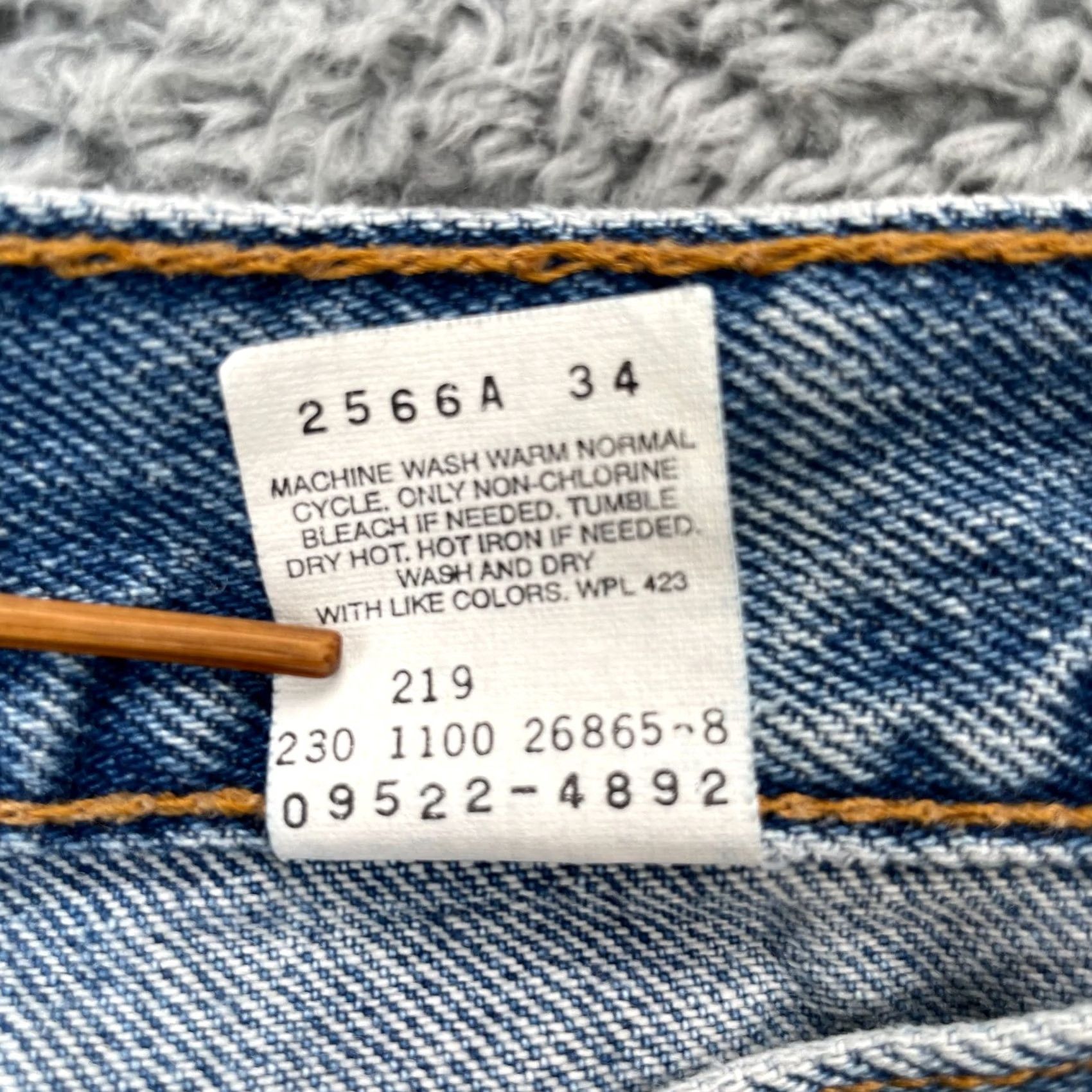 Levi's VINTAGE Levi's Jeans Womens Medium Blue 550 Denim Cotton Tapered Leg Relaxed Fit 31in Inseam 5-Pocket Design Mens Girls Size 32" / US 10 / IT 46 - 3 Thumbnail