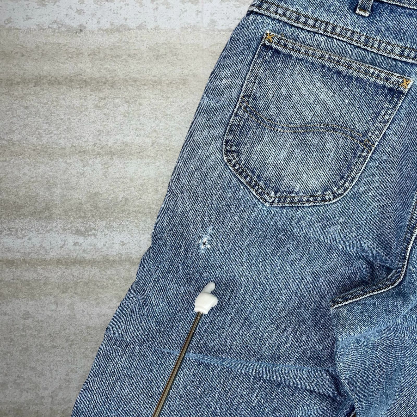 Lee Vintage 90s Lee MR Jeans 34x30 Regular Straight Medium Wash Size US 34 / EU 50 - 5 Thumbnail