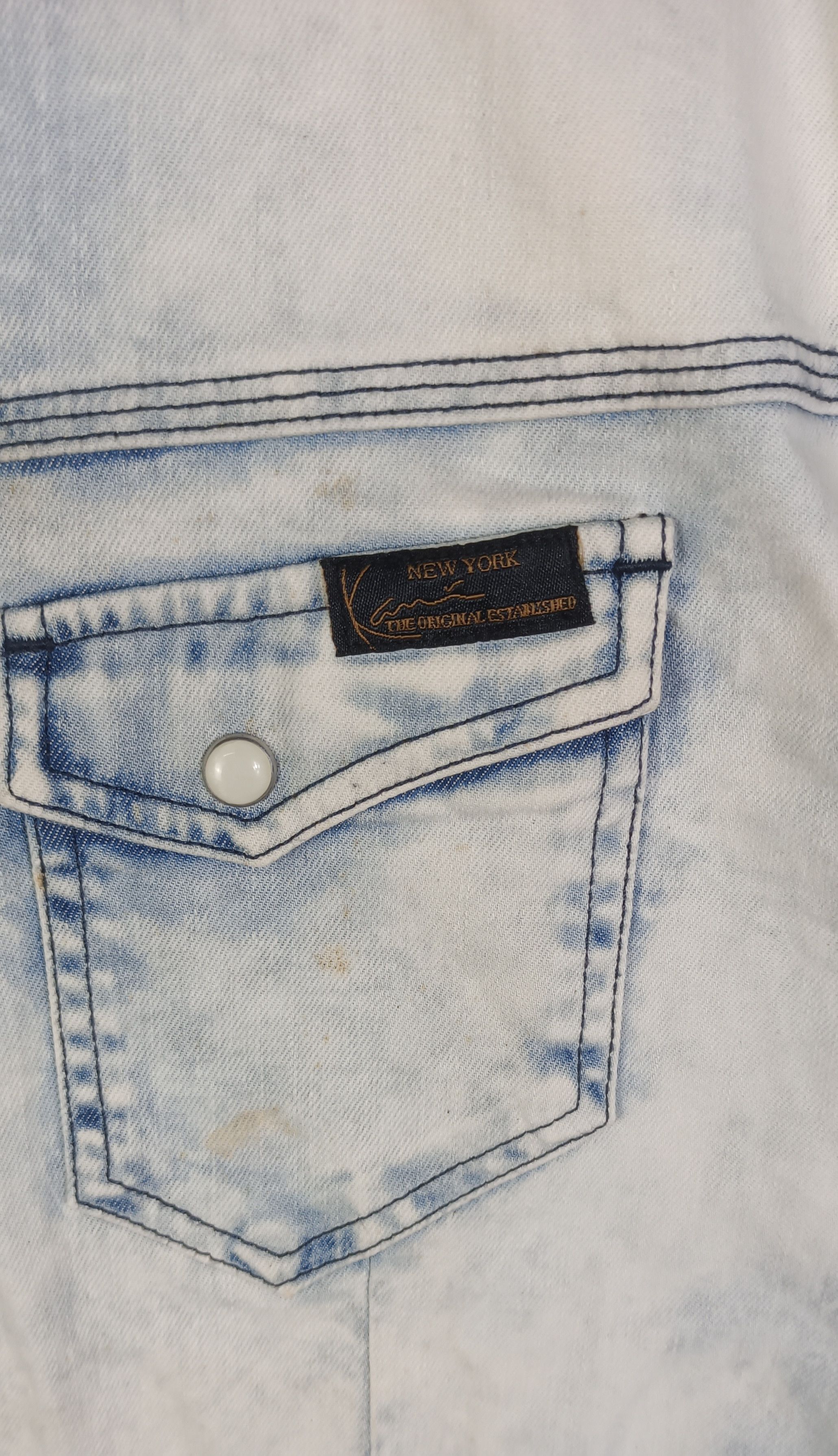 Karl Kani Karl Kani Western Rock Button Denim With Tag Size US M / EU 48-50 / 2 - 8 Thumbnail
