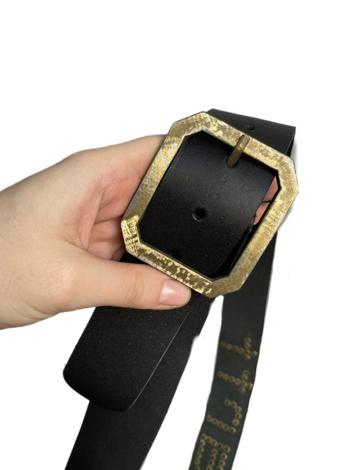 Carhartt Carhartt black studded belt y2k streetwear hype Size ONE SIZE - 5 Thumbnail