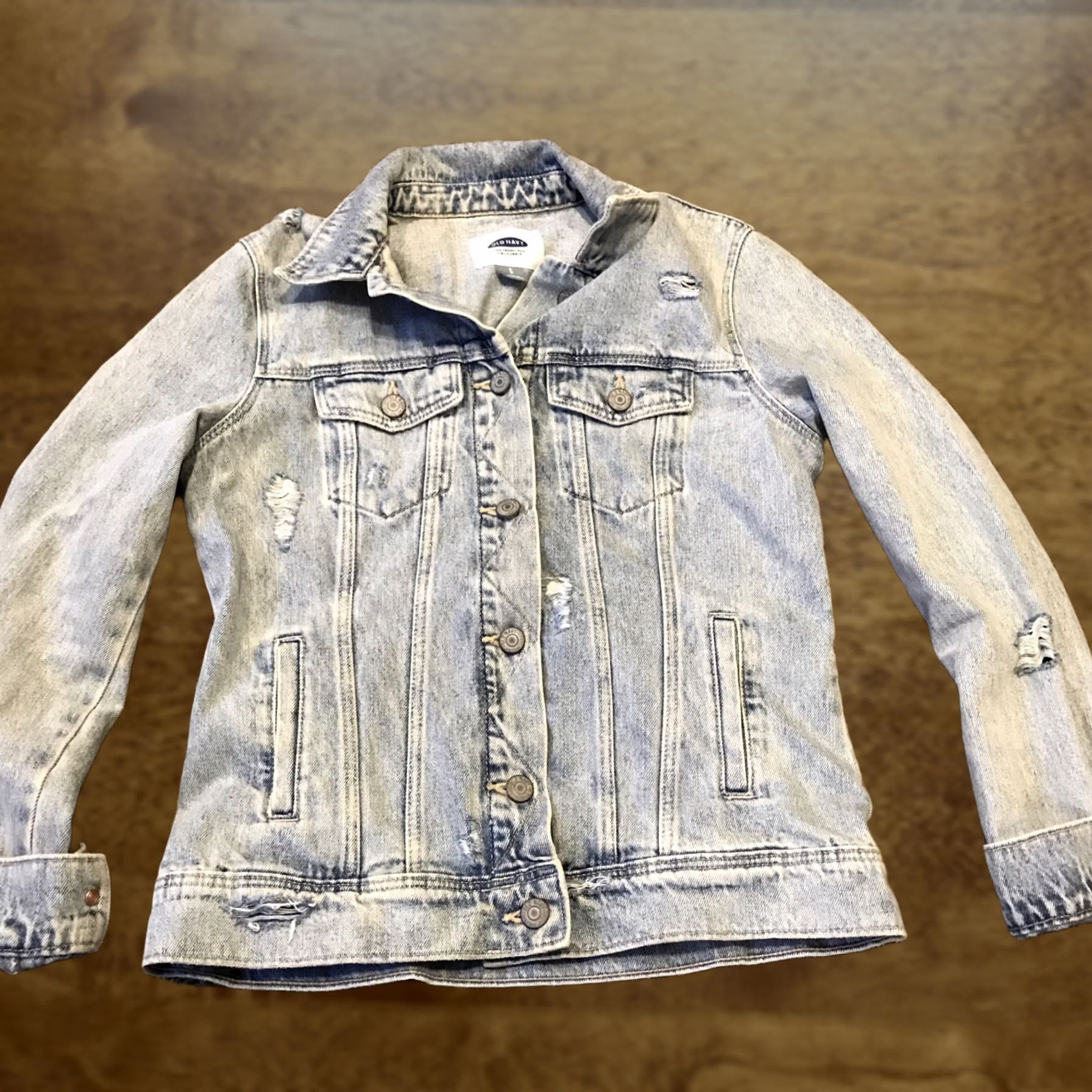 Old Navy Old Navy Women Denim S Jacket Button Up Size 28" / US 6 / IT 42 - 1 Thumbnail