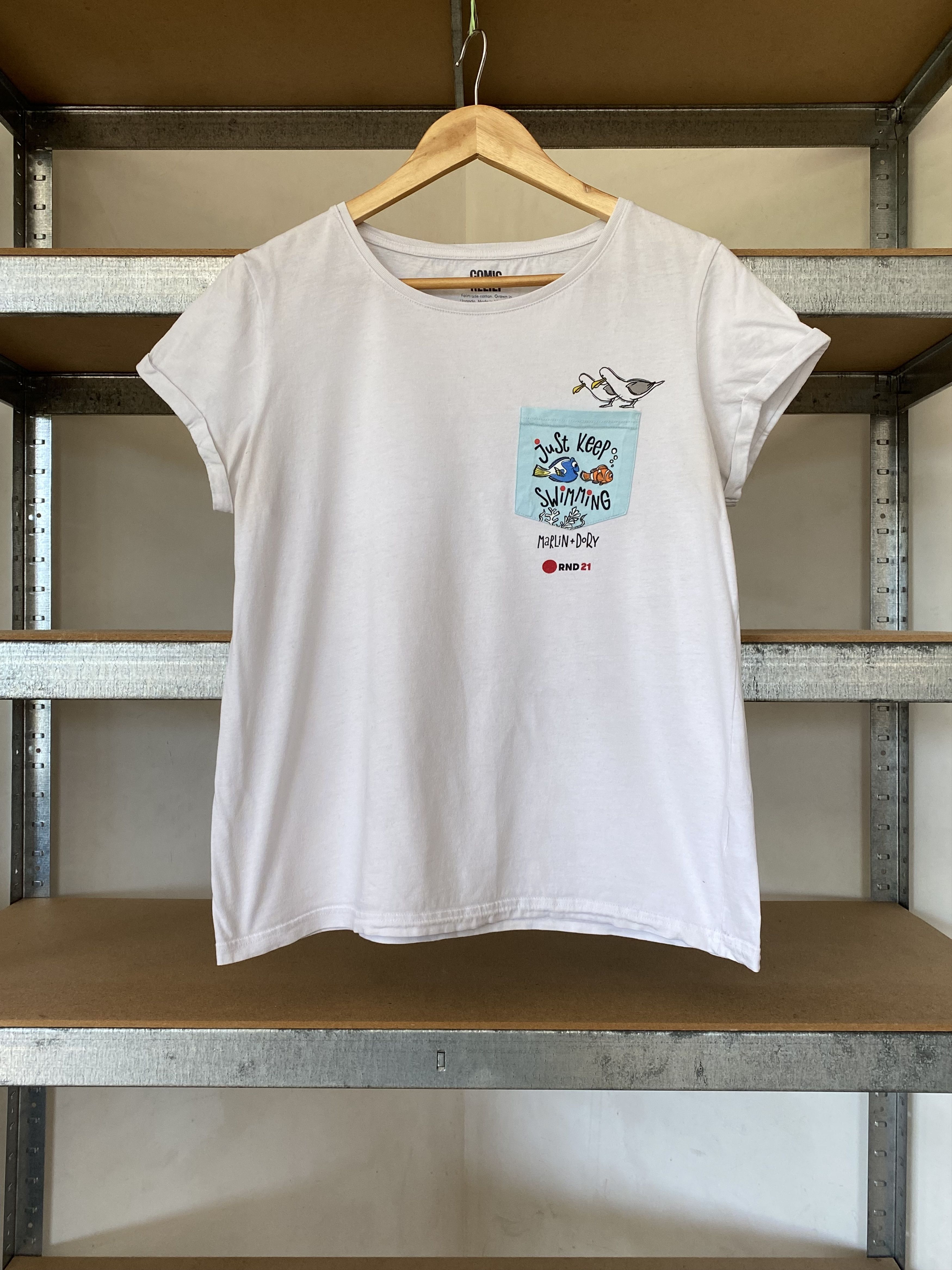 Cartoon Network Comic Relief Finding Nemo Vintage Cartoon T-shirt Size L / US 10 / IT 46 - 1 Thumbnail