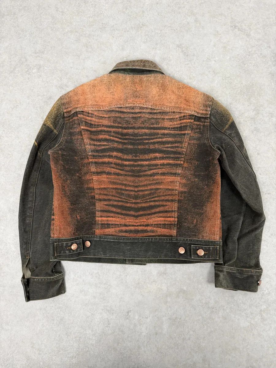 Just Cavalli 2000s Cavalli Cropped Sunset Overprint Trucker Jacket Size US S / EU 44-46 / 1 - 2 Thumbnail
