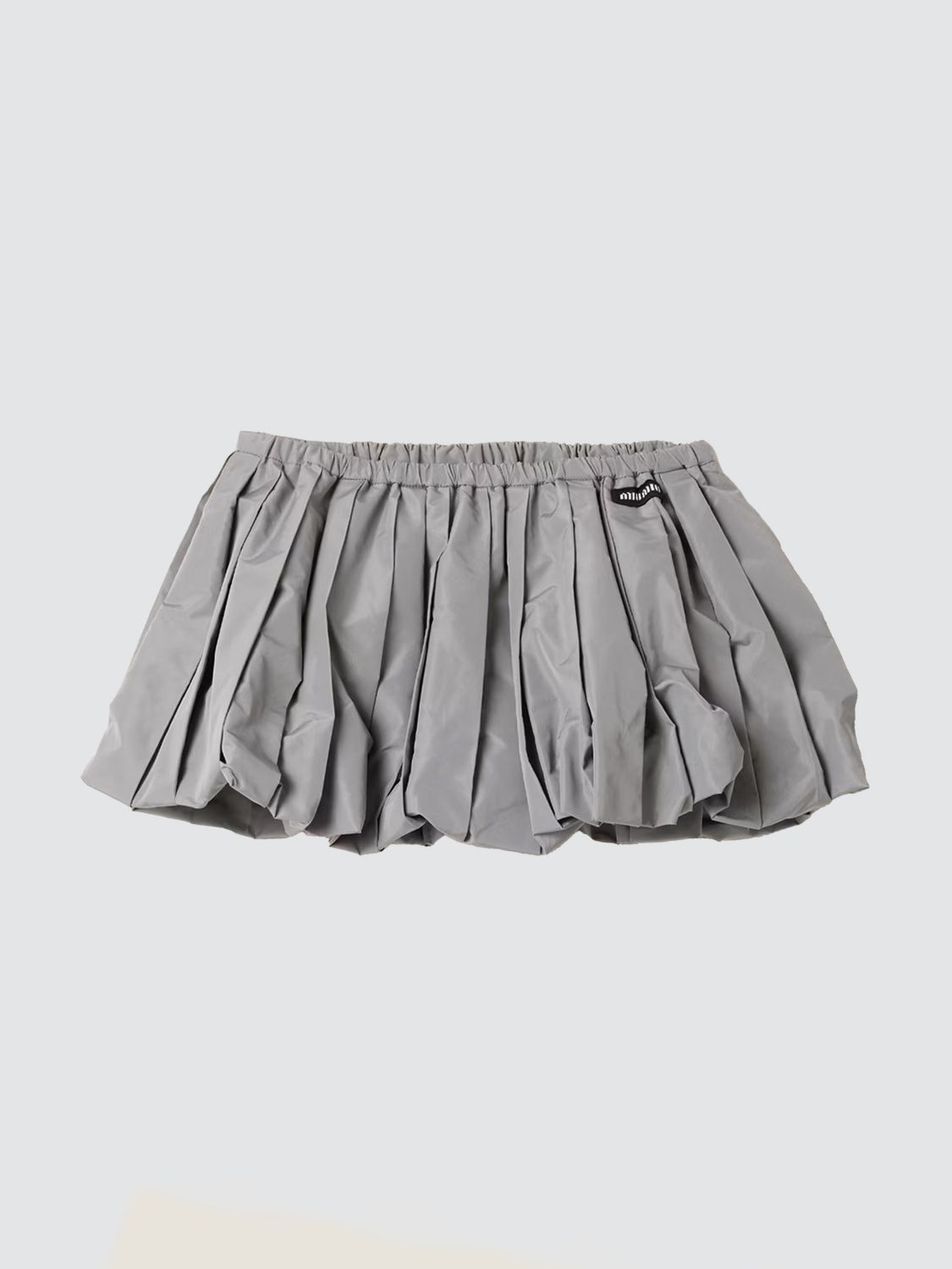 Miu Miu Skirt Woman Grey, Women's (Size 27)