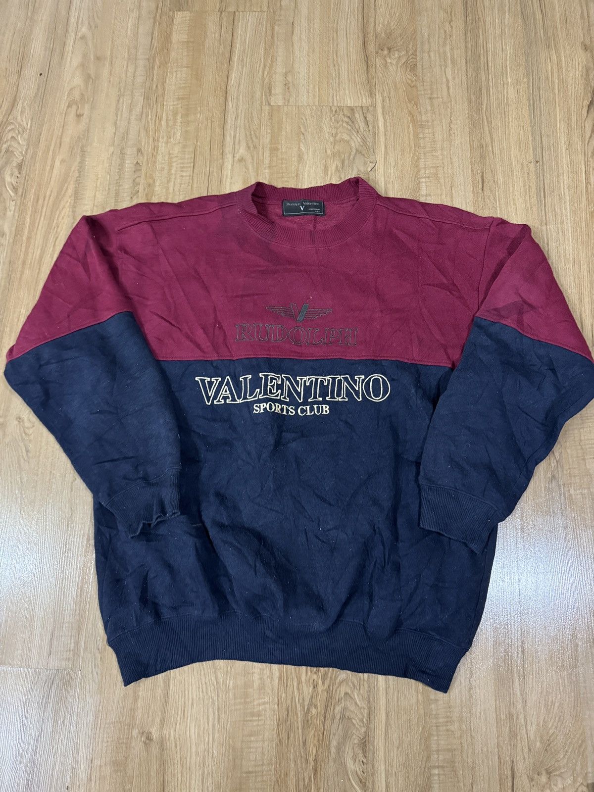 Valentino Vintage Rudolph Valentino Sweatshirt Size US L / EU 52-54 / 3 - 1 Thumbnail