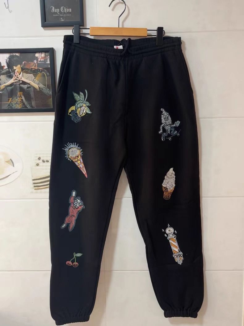 Billionaire Boys Club BBC ICECREAM Embroidered Sweatpants Size US 35 - 7 Thumbnail