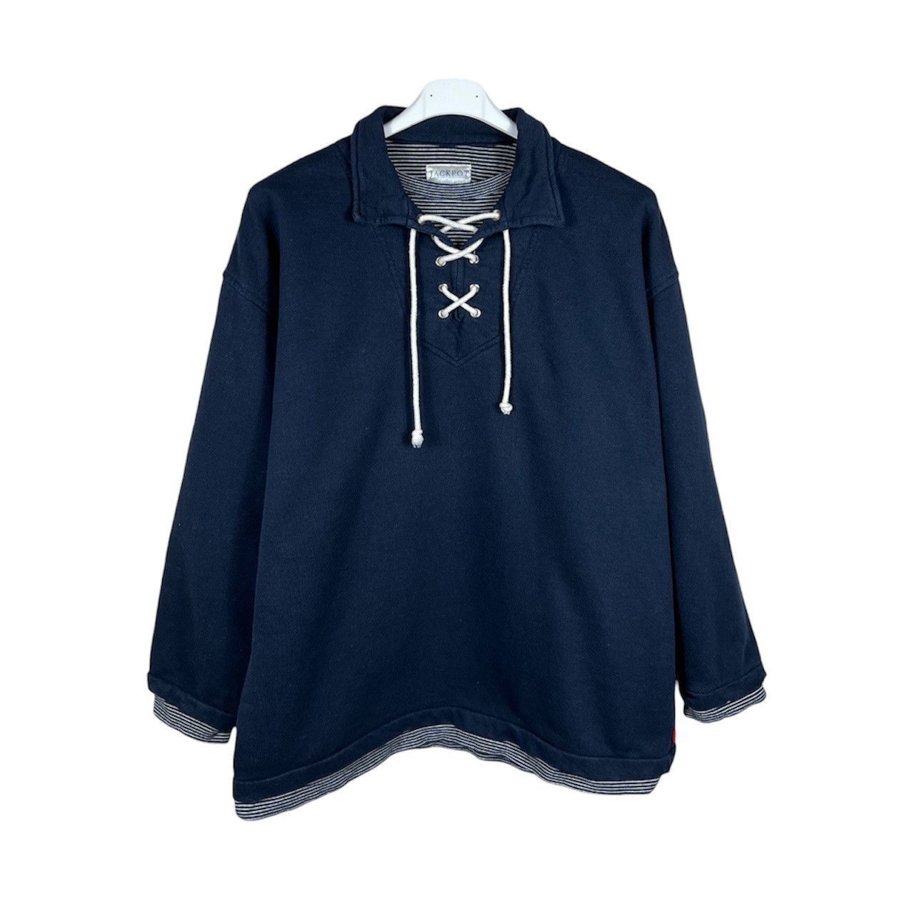 Acne Studios Vintage 80s Jackpot by Carli Gry lace-up sweatshirt polo Size US L / EU 52-54 / 3 - 1 Thumbnail