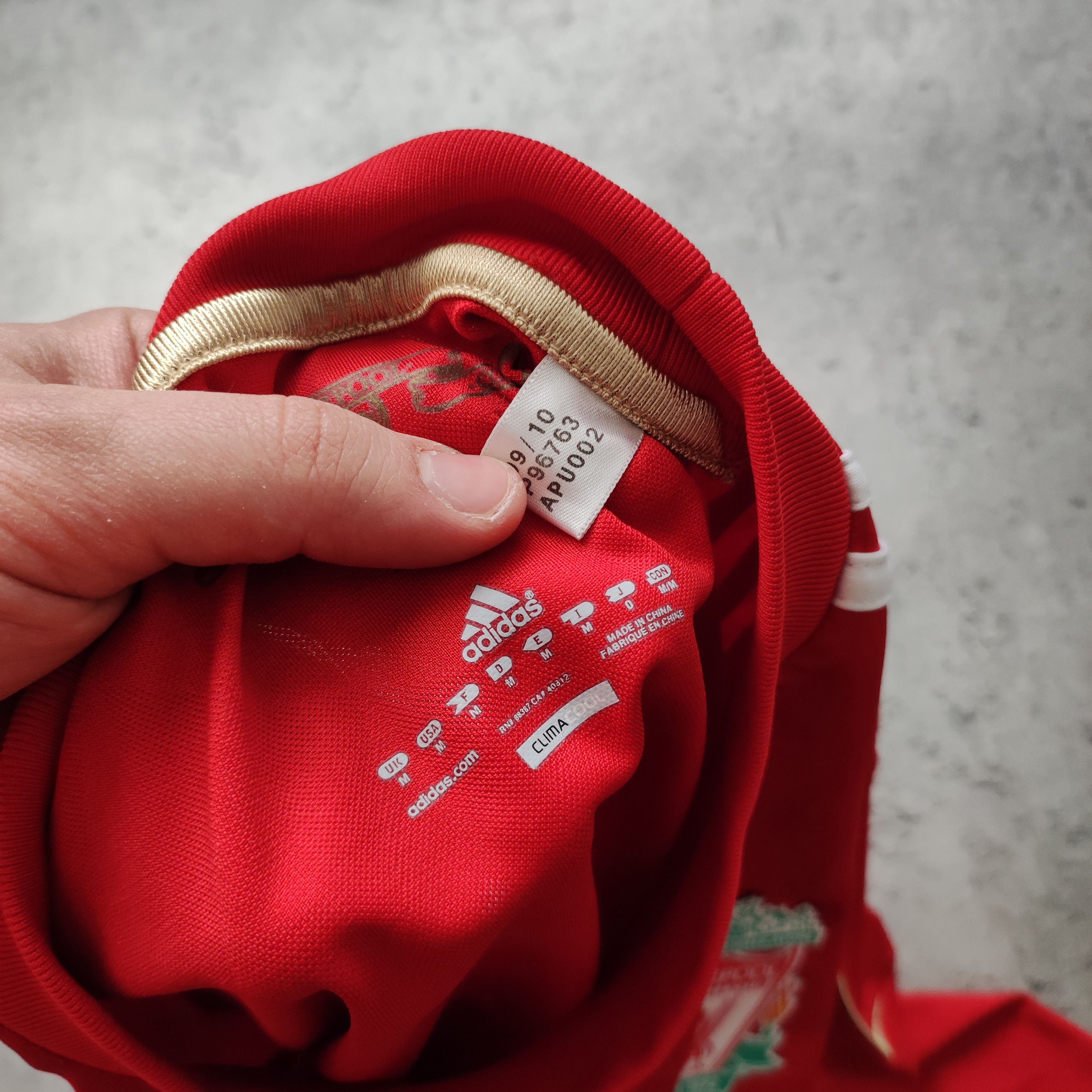 Vintage RARE 2010 Liverpool FC Adidas Home Football Jersey Size US M / EU 48-50 / 2 - 7 Thumbnail