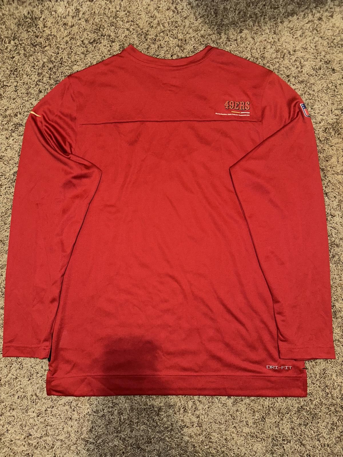 Nike Nike Men’s NFL San Francisco 49ers Sideline Player UV Performance Shirt Size US L / EU 52-54 / 3 - 4 Thumbnail