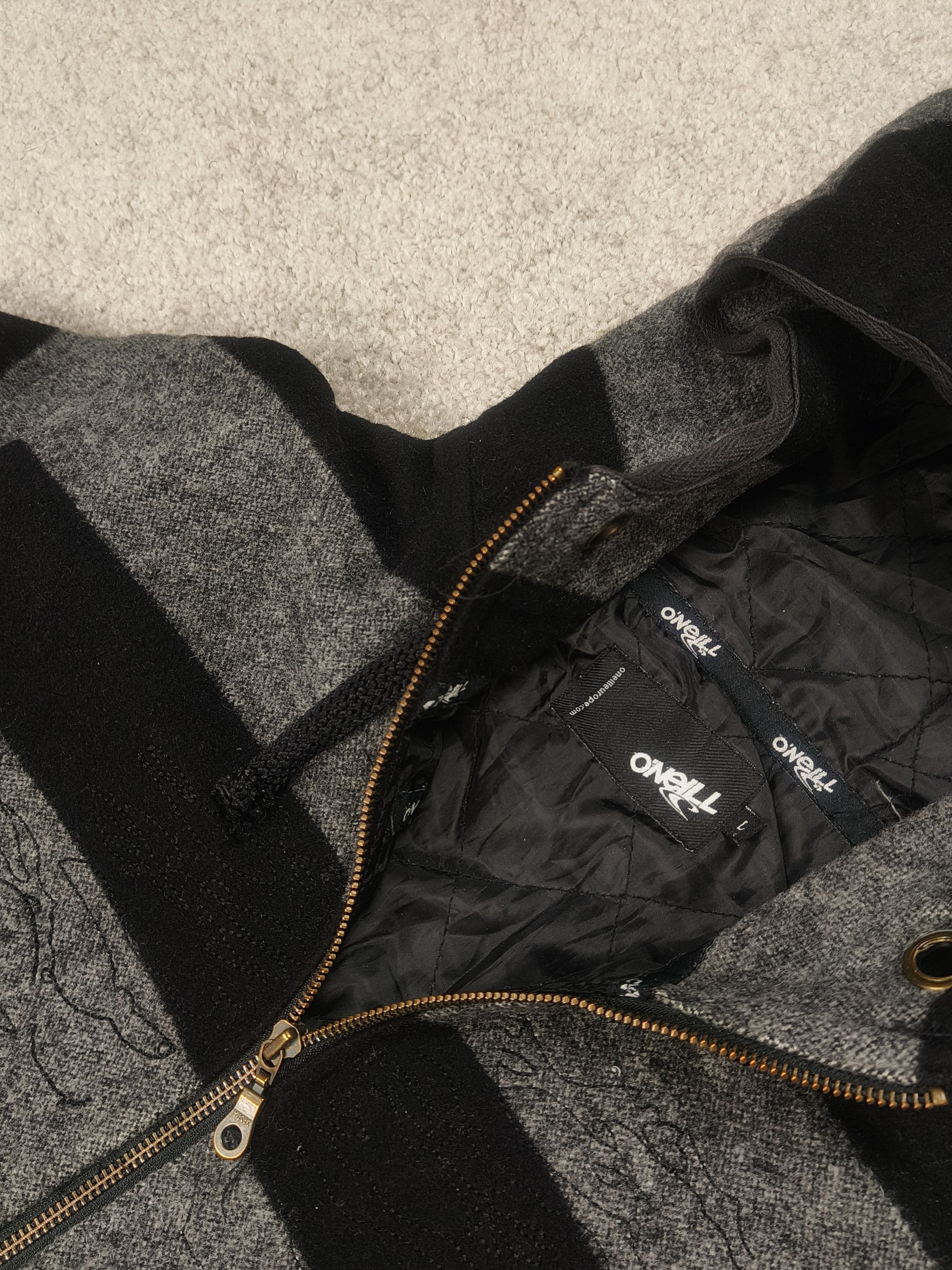 O'Neill O'Neill Striped Zip Hoodie Size US L / EU 52-54 / 3 - 4 Thumbnail