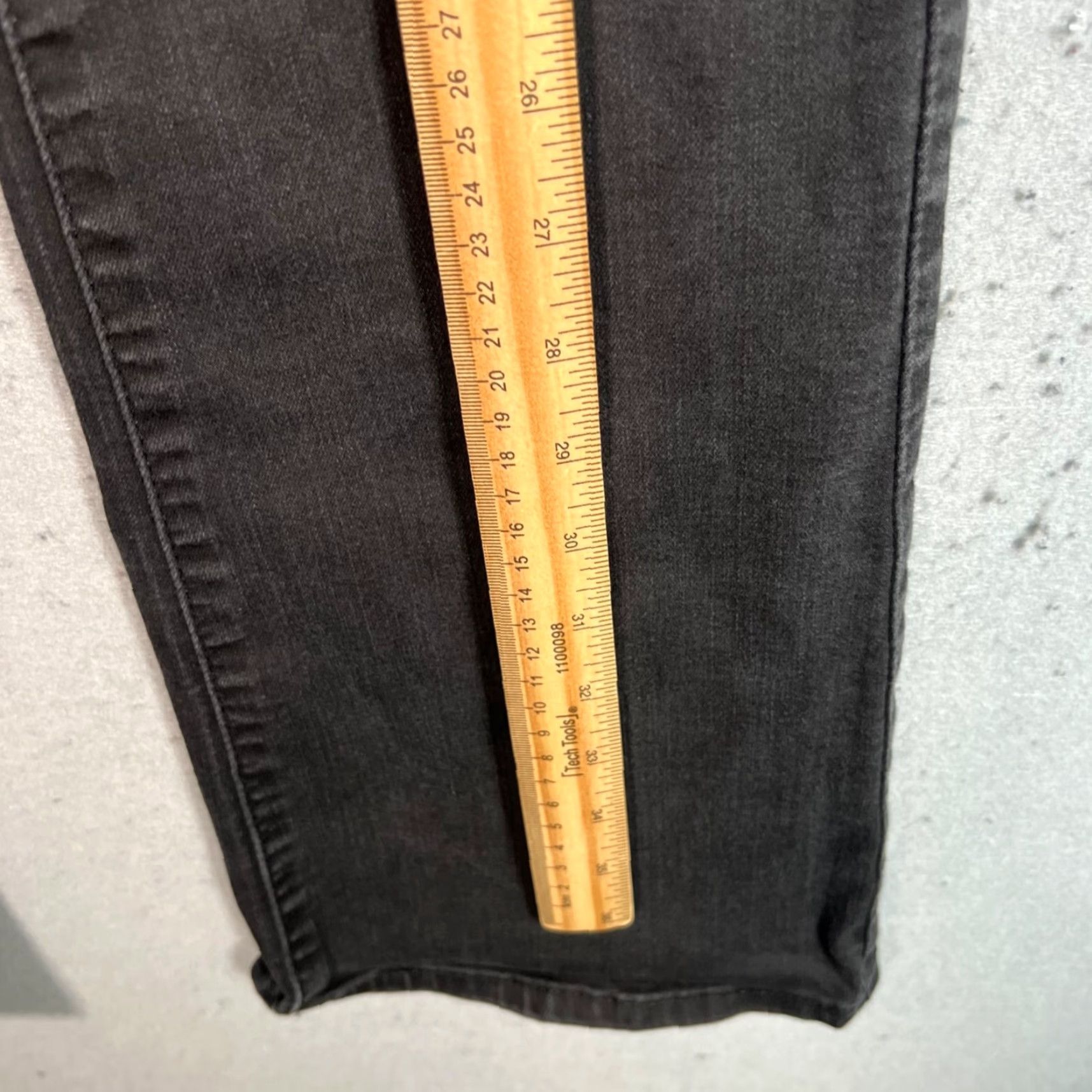 Levi's Levi's Womens Bootcut Jeans 29 x 28 Black Denim Sustainable Regular Mid Rise Size 29" - 7 Thumbnail