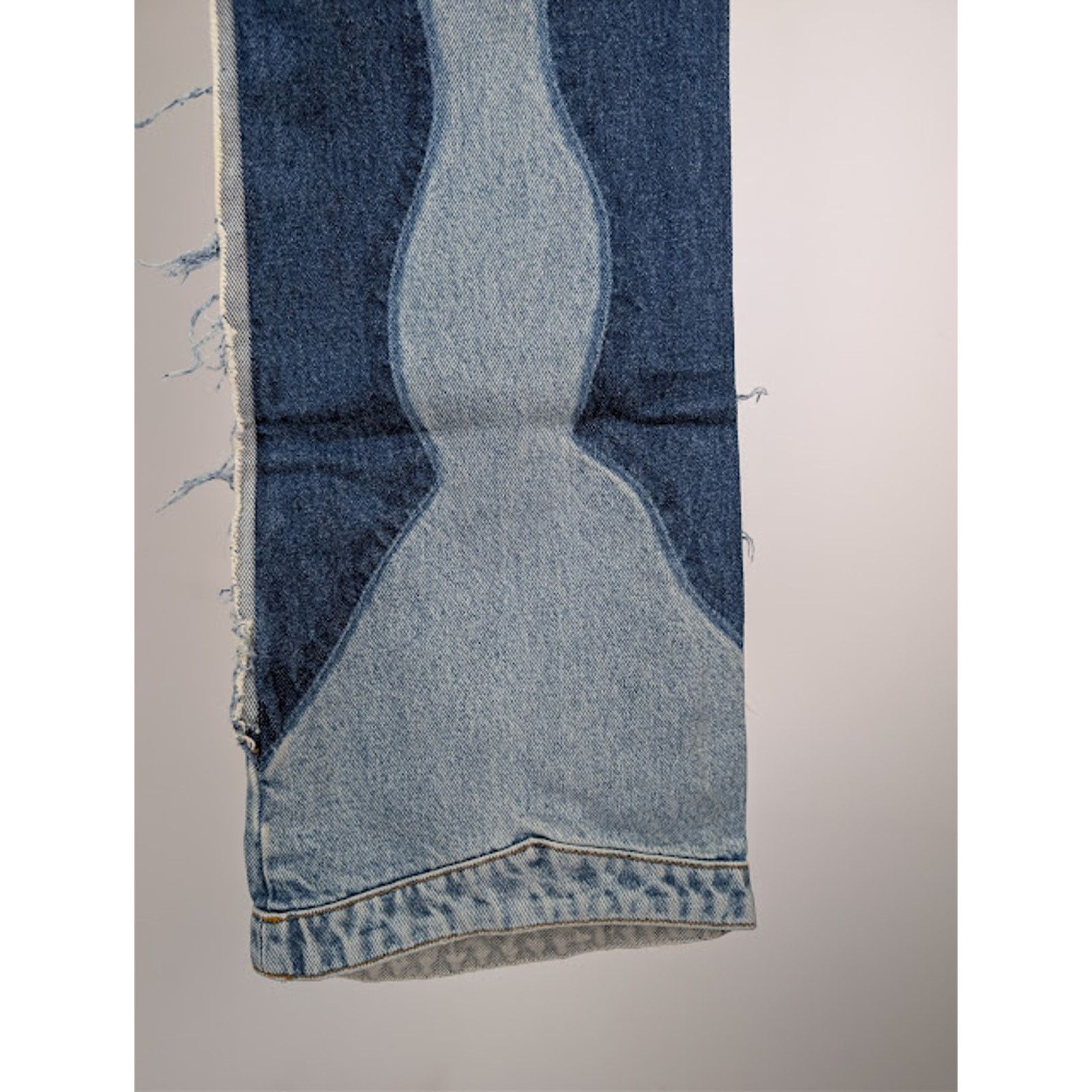Gallery Dept. o1rshd1 Patchwork Flared Denim Jeans in Indigo Blue Size US 38 / EU 54 - 17 Thumbnail