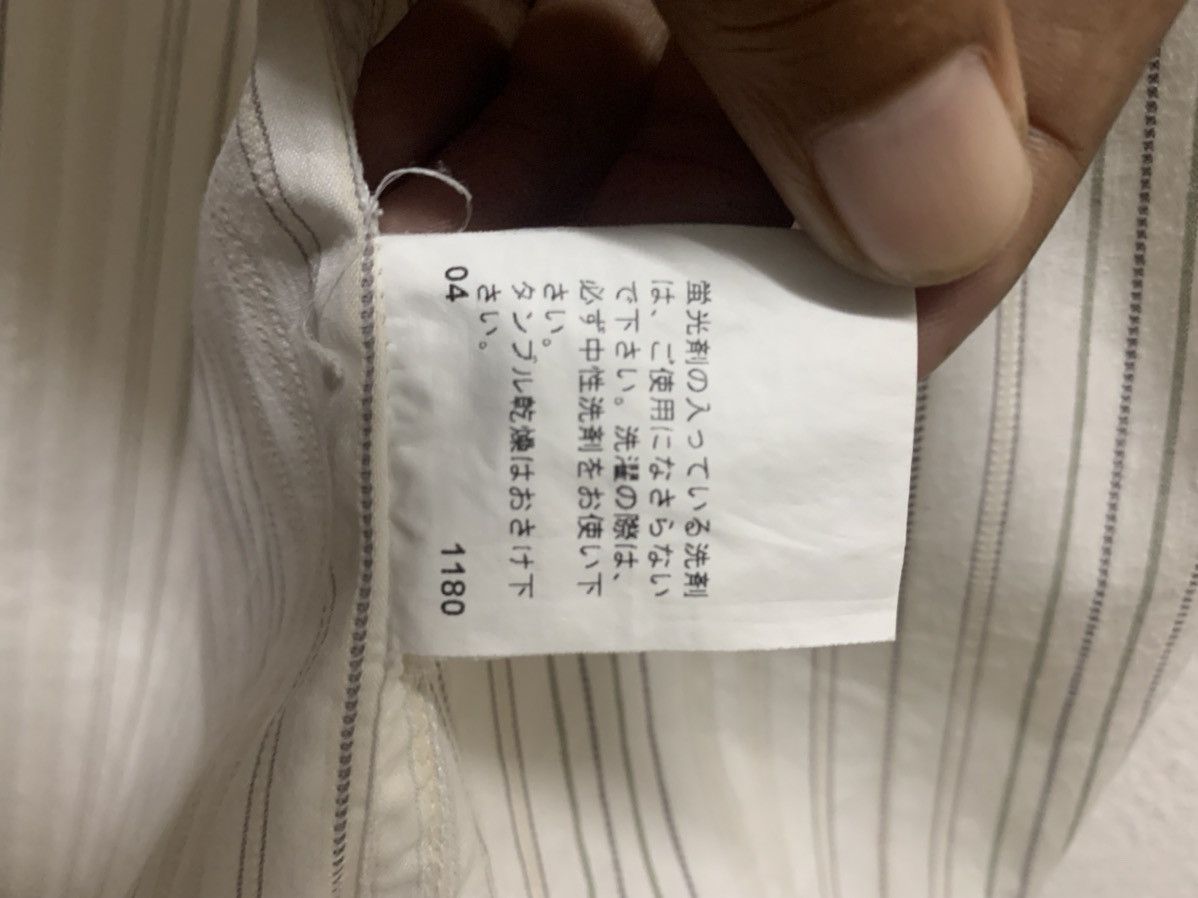 Japanese Brand Vintage PPFM Japanese Brand Stripe Zip-Up Short Sleeve Shirt Size US M / EU 48-50 / 2 - 14 Thumbnail