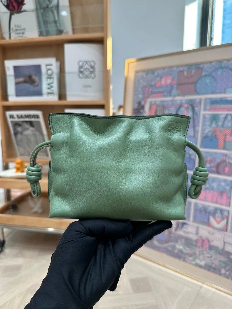 Loewe loewe Avocado green blessing bag 2503-Nextarrow Size ONE SIZE - 1 Thumbnail