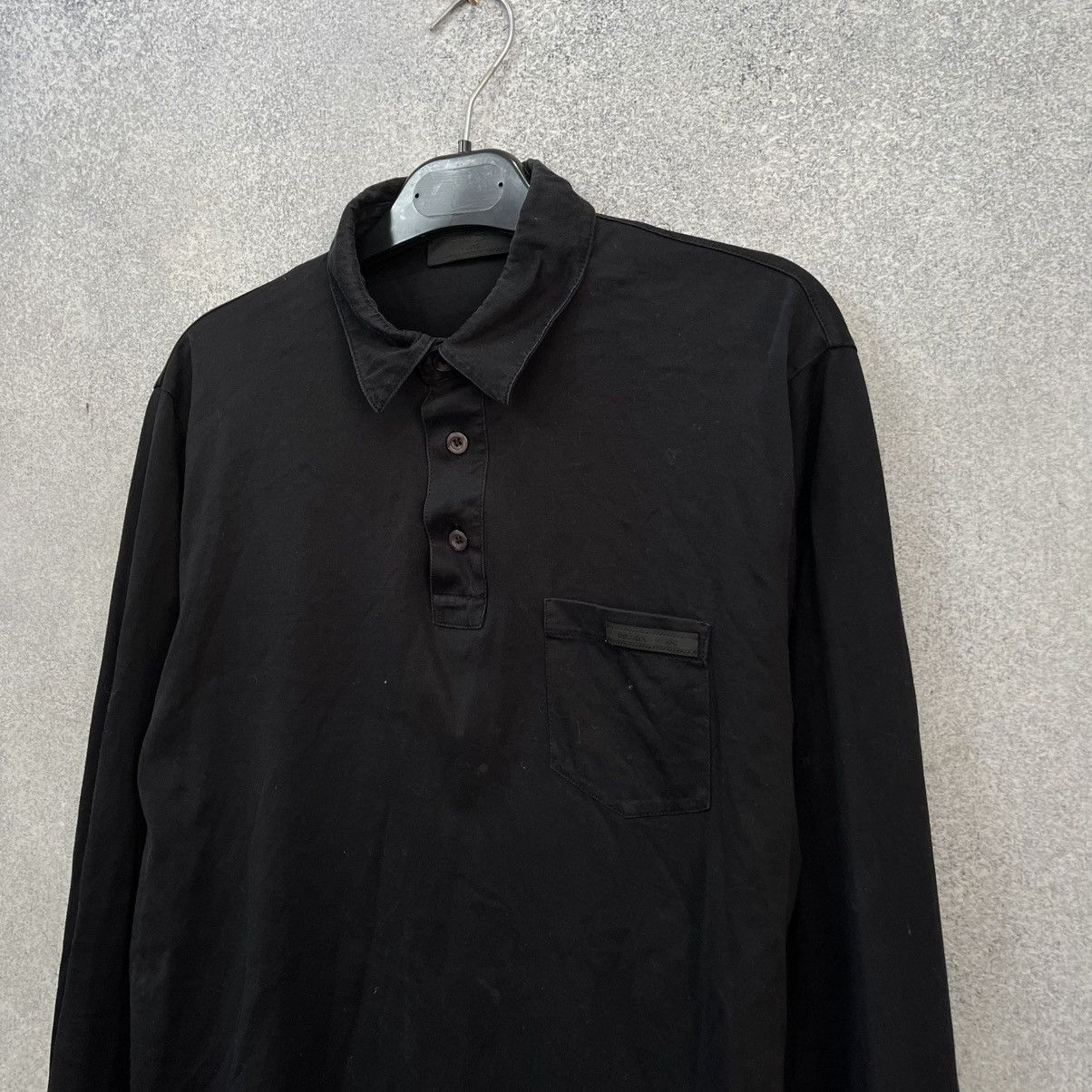 Prada Prada polo long sleeve Black Size US S / EU 44-46 / 1 - 2 Thumbnail