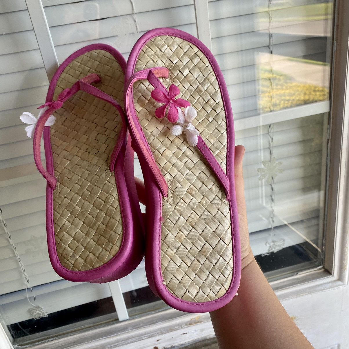 Other pink Y2k platform flip flops | Grailed