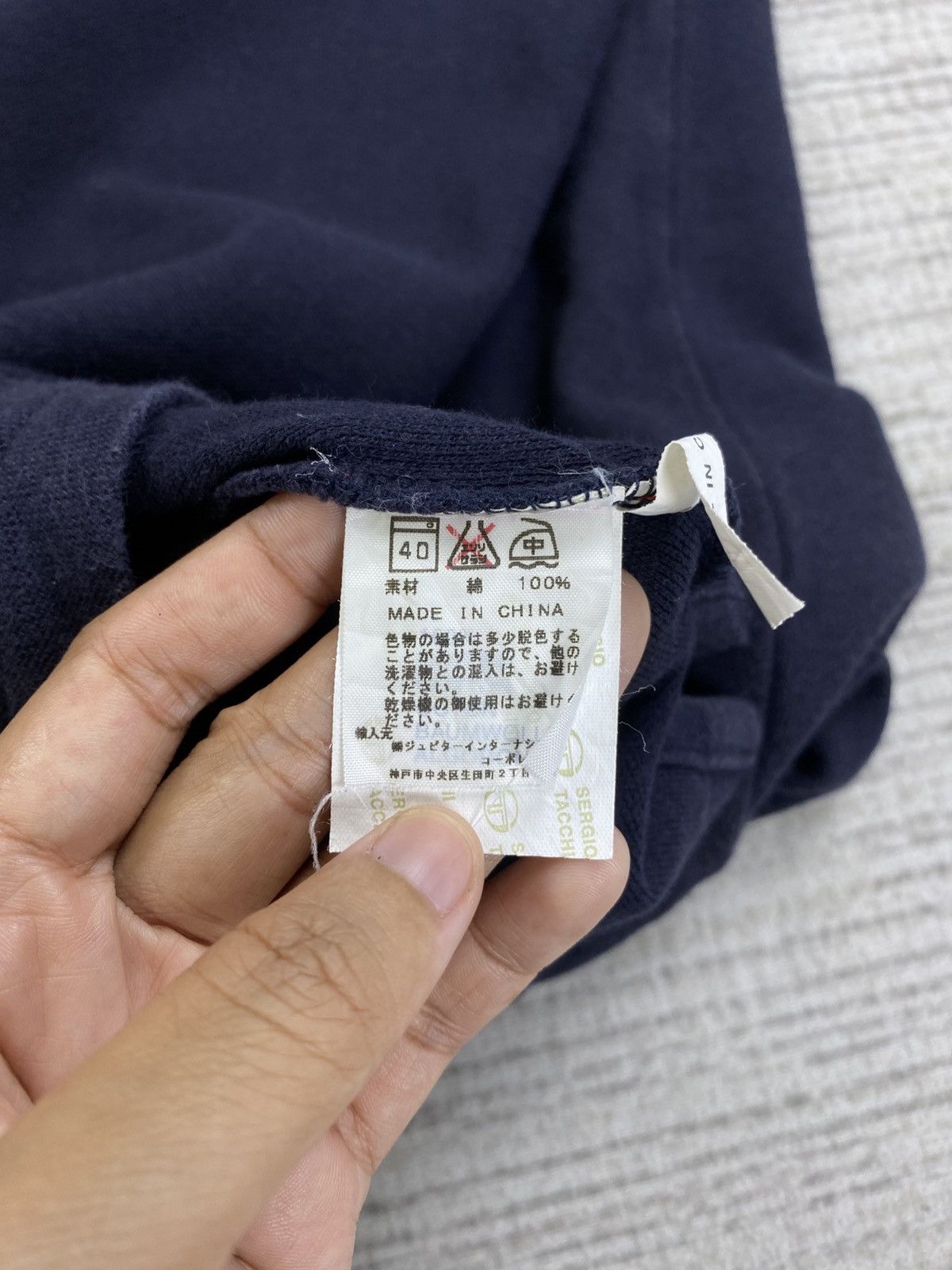 Sergio Tacchini × Vintage Vintage Sergio Tacchini Embroidery Logo Polo Shirt Size US M / EU 48-50 / 2 - 11 Thumbnail