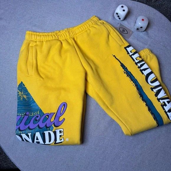 Lyrical Lemonade Lyrical Lemonade 2020 Joggers – Yellow – Size M Size US 30 / EU 46 - 7 Thumbnail