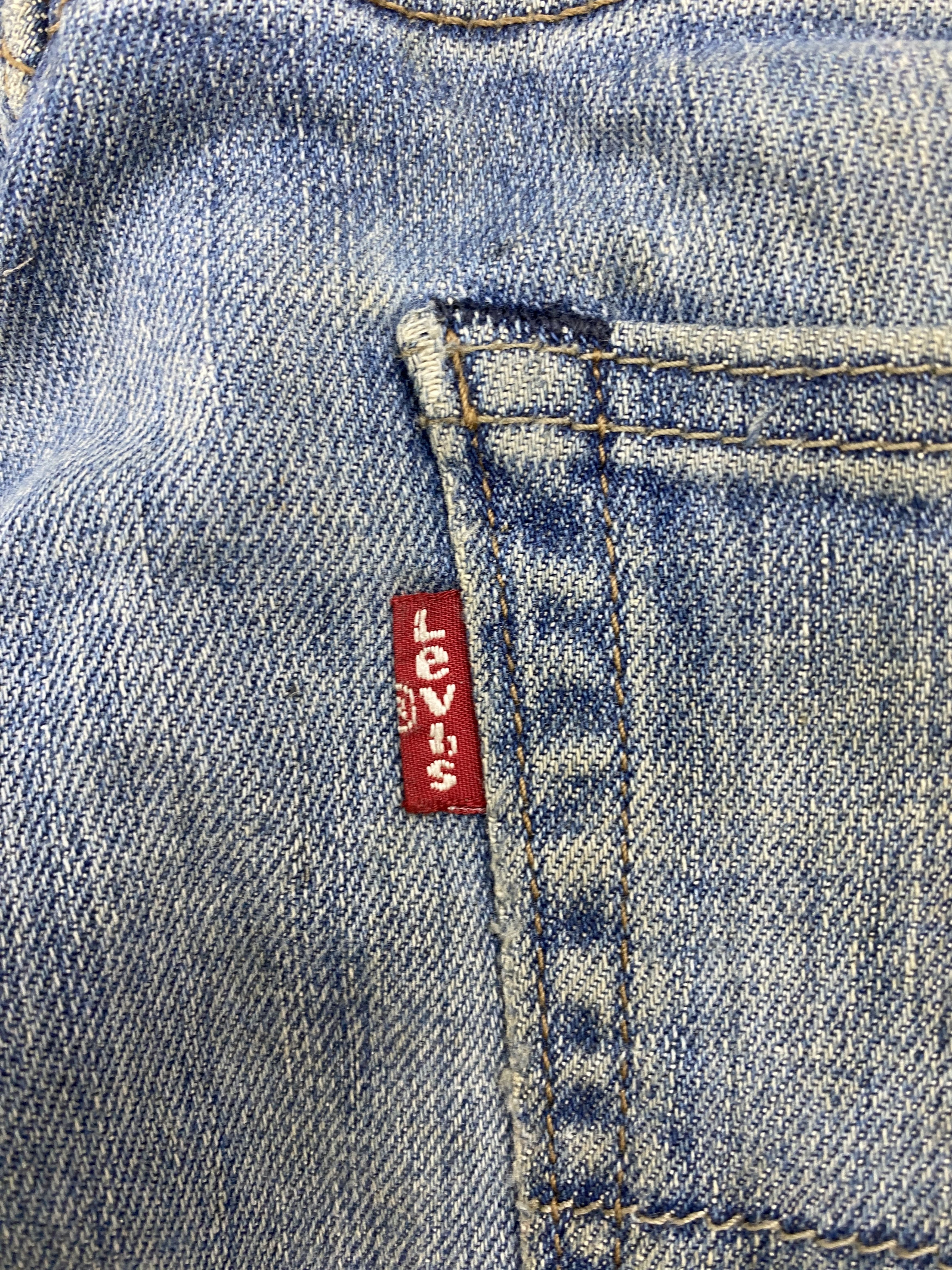 Levi's × Vintage Vintage Levi's 505 Rusty Blue Denim Jeans Size US 30 / EU 46 - 6 Thumbnail
