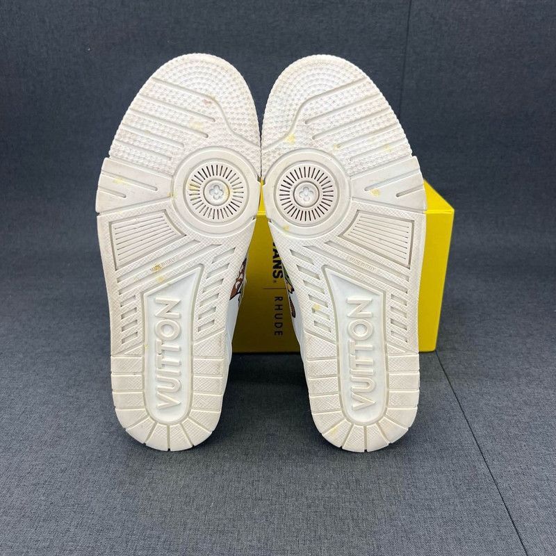 Louis Vuitton Nigo x Louis Vuitton Low-Top Fashion Sneakers -2508 Size US 8 / EU 41 - 4 Thumbnail
