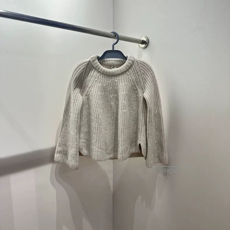 Hermes Hermes Beige chunky knit sweater Size XS / US 0-2 / IT 36-38 - 1 Thumbnail