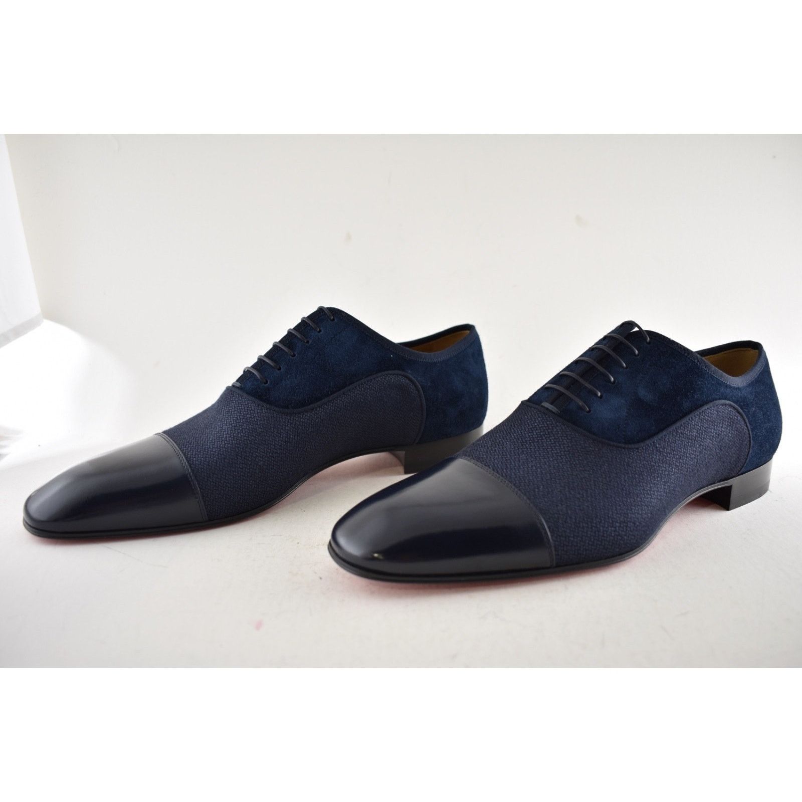 Christian Louboutin Christian Louboutin Blue Lace Up Oxford Dress Loafer 46 13 Size US 13 / EU 46 - 13 Thumbnail
