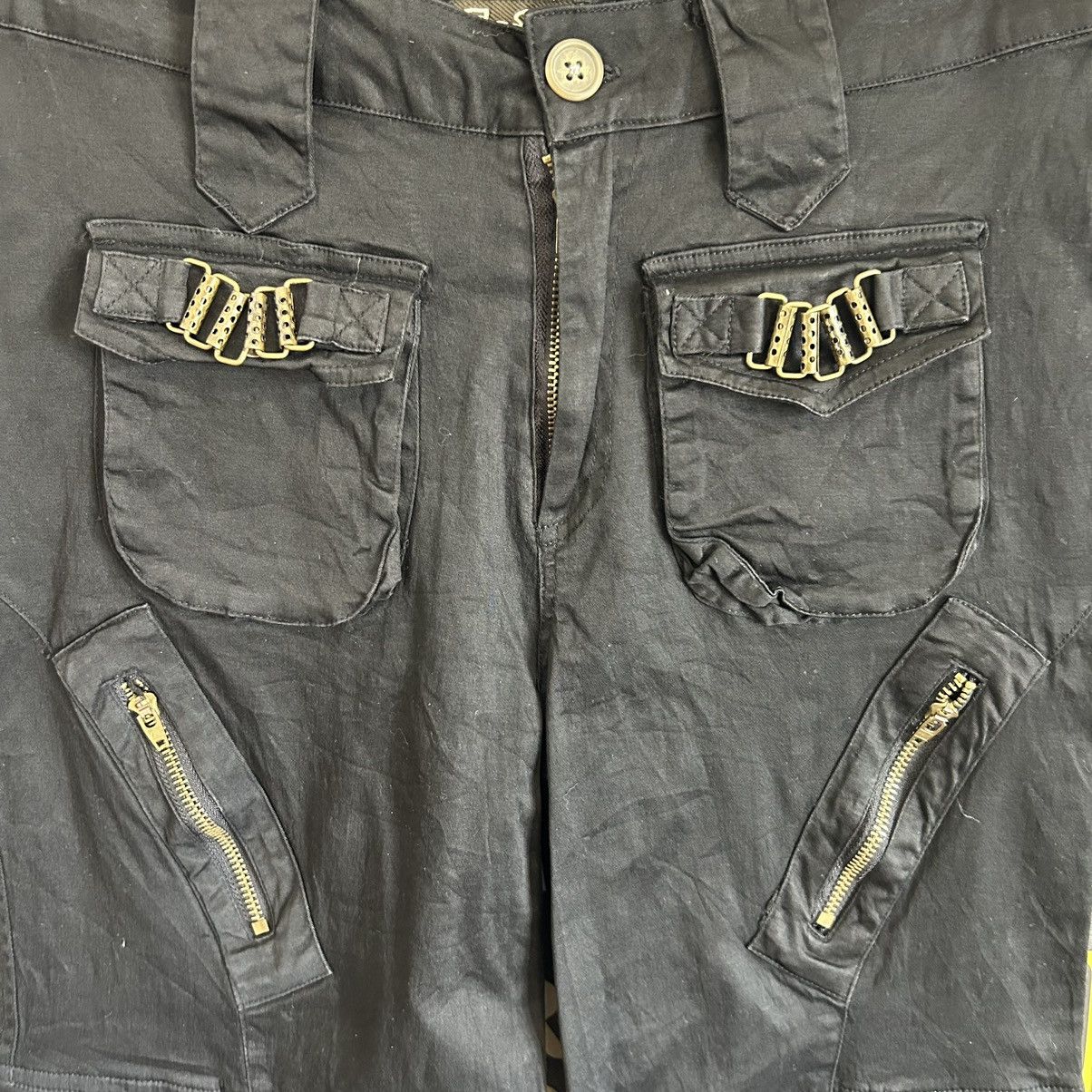 Vintage Vintage E.S.L Punk Rave Goth Stretchable Pants Size US 29 - 6 Thumbnail