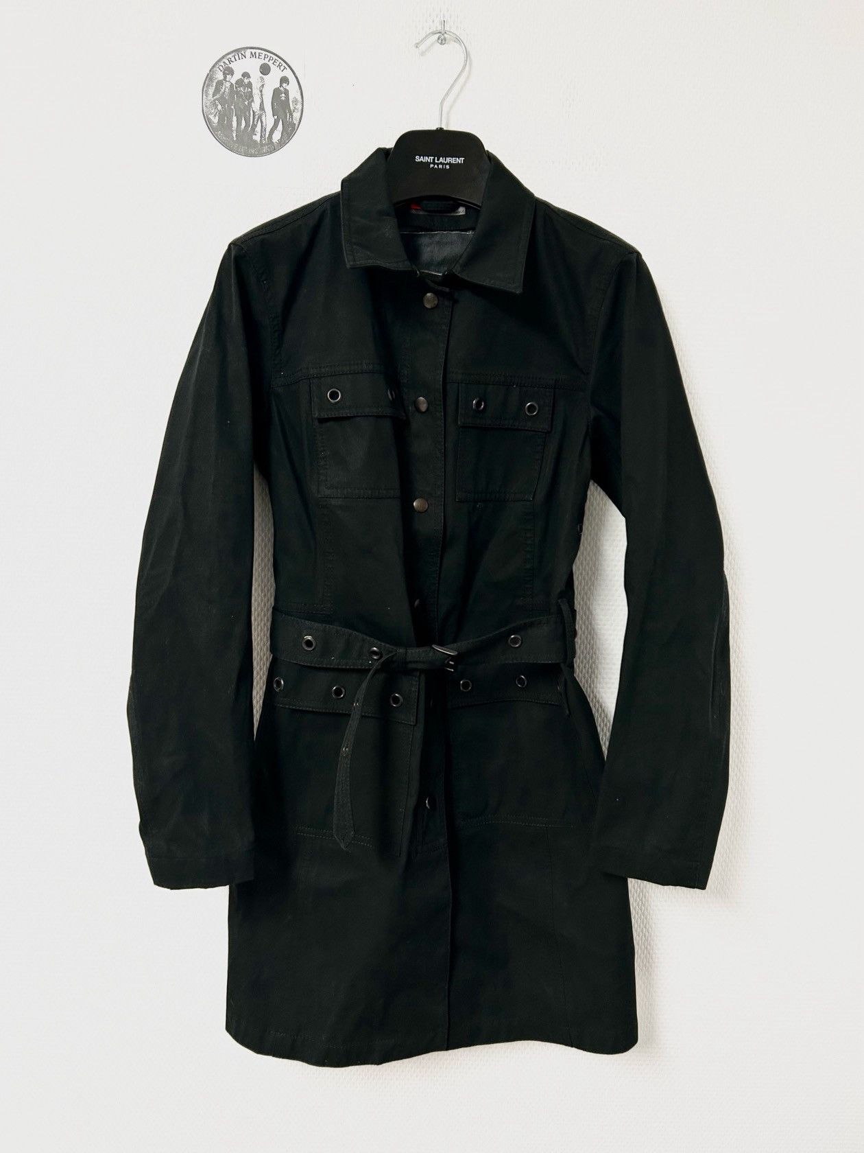 Prada 2004 Belted Trench Coat Size US S / EU 44-46 / 1 - 1 Thumbnail