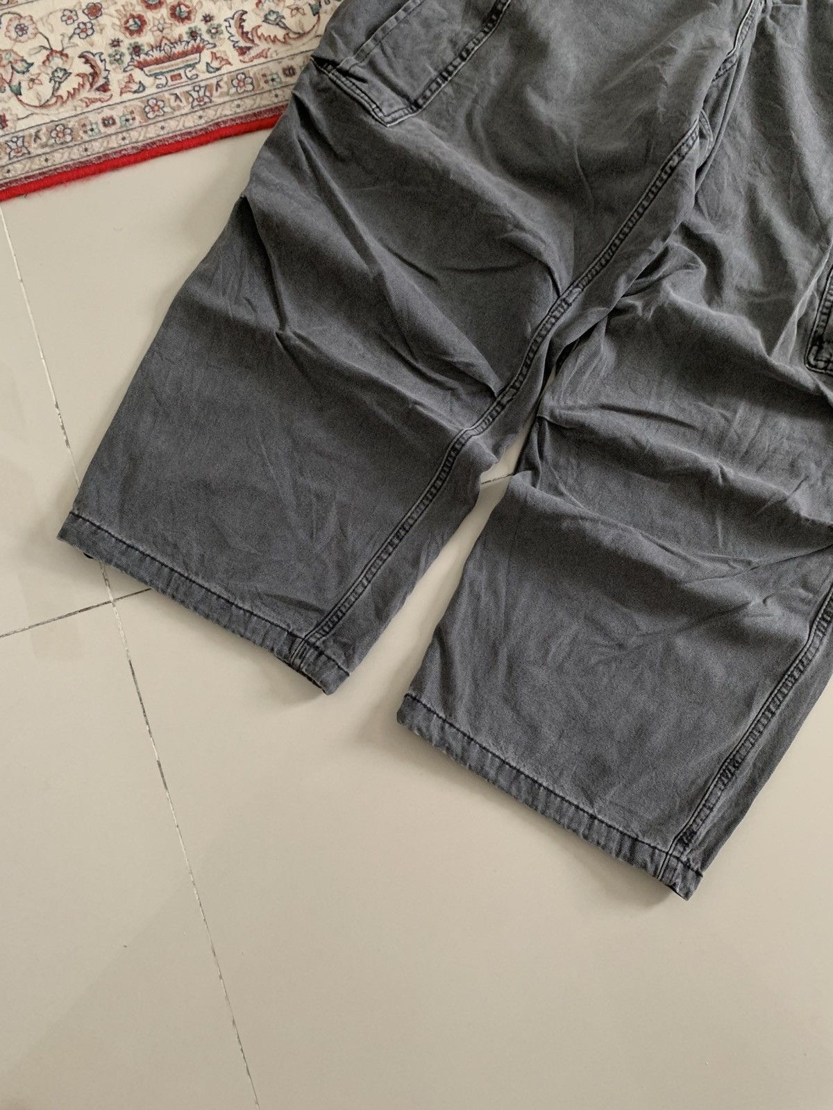 Yohji Yamamoto Global Uniqlo Denim Superwide Balloon Cargo Pants Size US 34 / EU 50 - 2 Thumbnail
