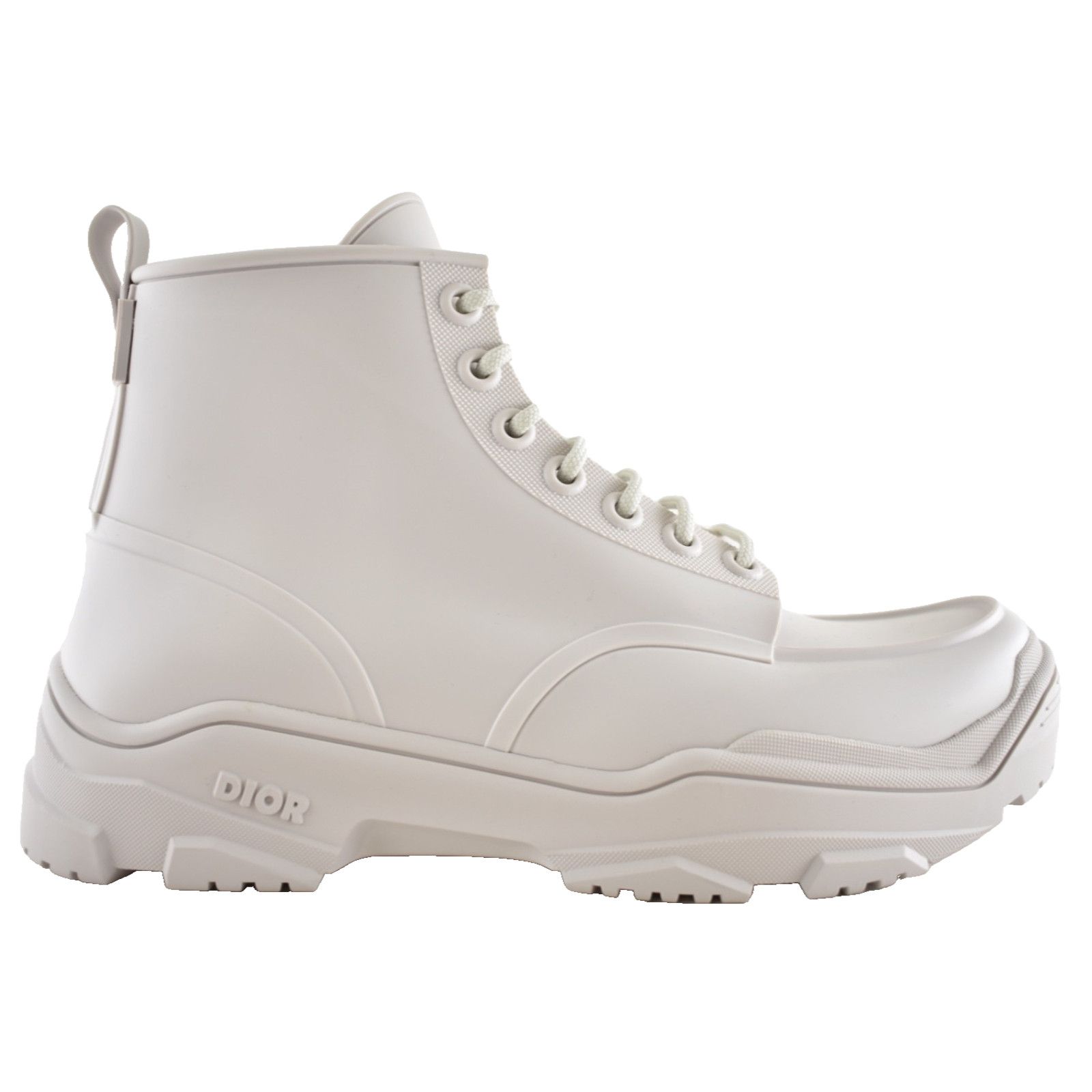 Dior Dior Daniel Logo Rubber High Top Lace Up Flat Boot 43 10 Size US 10 / EU 43 - 1 Thumbnail