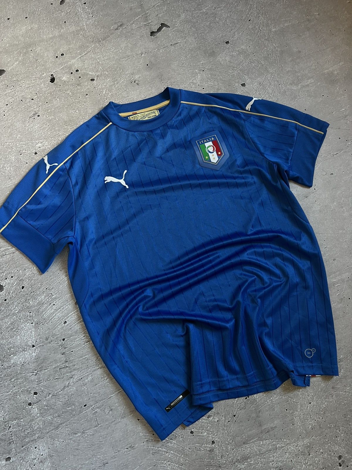 Puma × Versace Italy x Versace Blue Jersey | Grailed