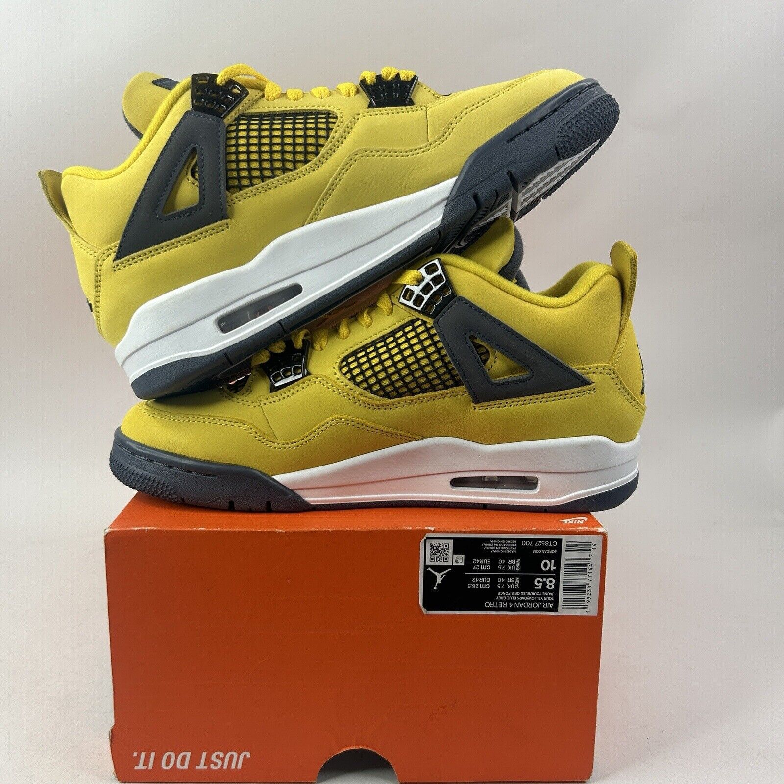 Nike Nike Air Jordan 4 Retro LS “Lightning” 2024 Size US 8.5 / EU 41-42 - 3 Thumbnail