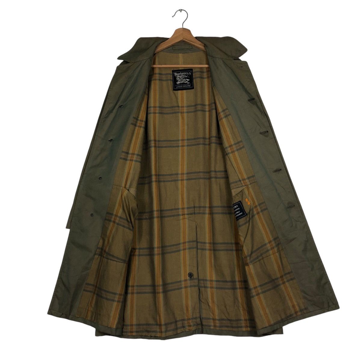 Burberry 📌Vintage Burberrys Long Trench Coats Nova Check Size US M / EU 48-50 / 2 - 14 Thumbnail