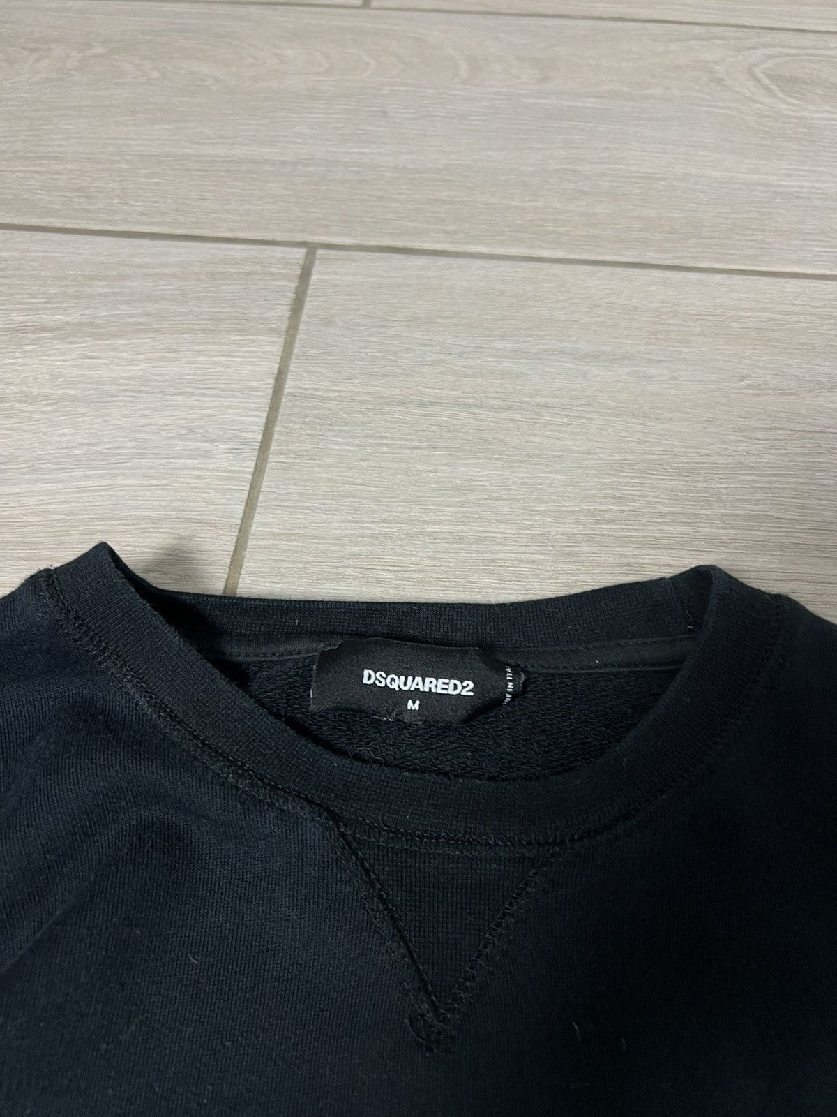 Dsquared2 Dsquared2 ICON Sweatshirt Luxury Made in Italy Black M Size Size US M / EU 48-50 / 2 - 9 Thumbnail