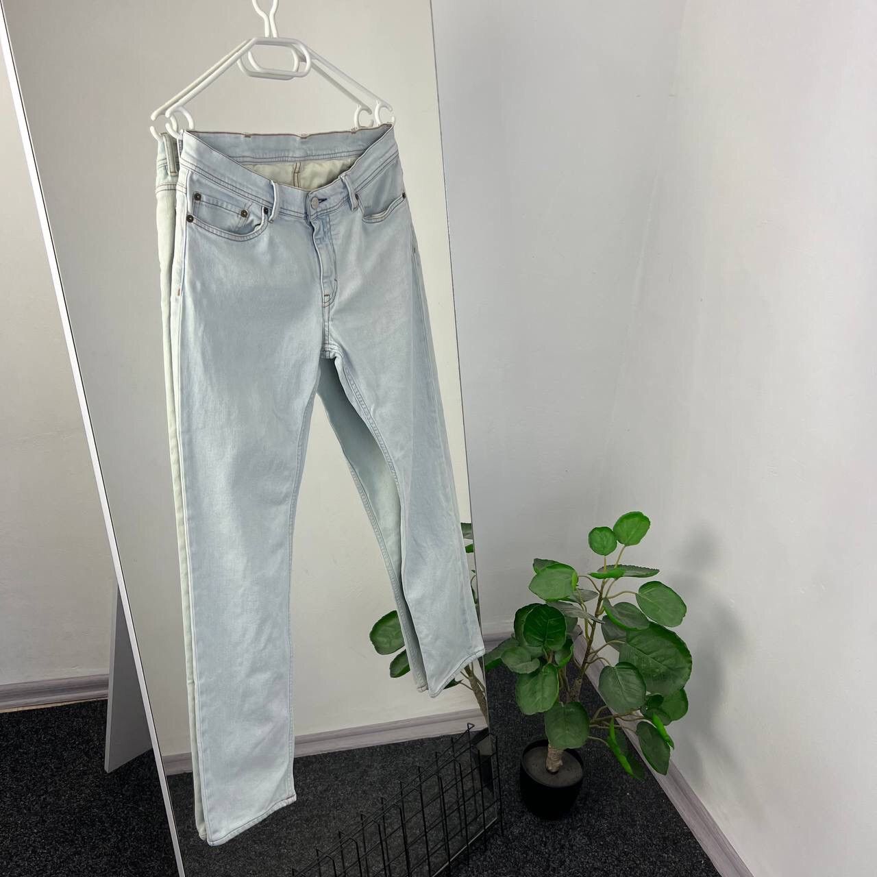Acne Studios Y2k Acne Studios Pants Slim Baby Blue Size 30 Size US 30 / EU 46 - 1 Thumbnail