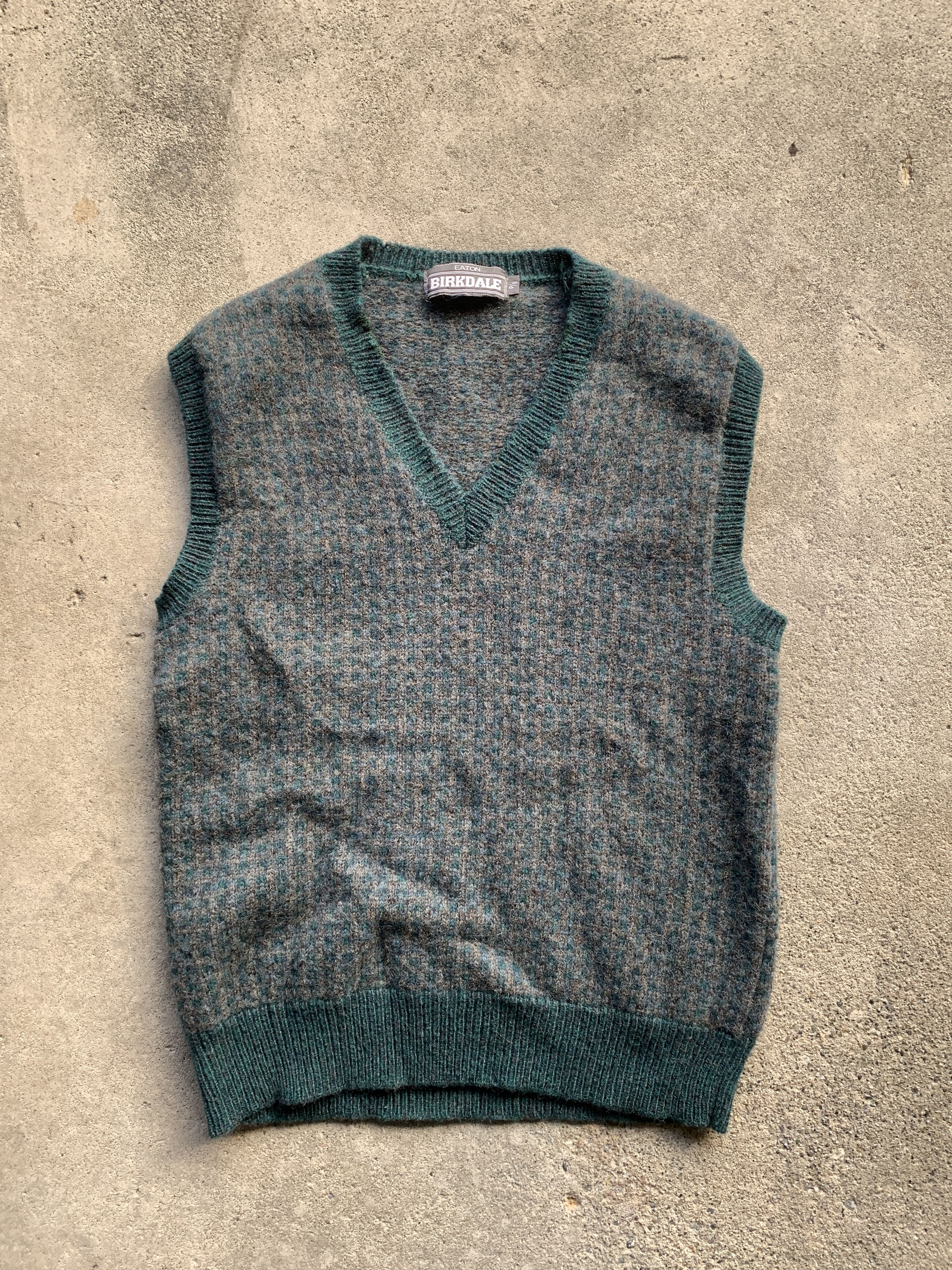Japanese Brand × Vintage Vintage Green Birkdale Sweater Vest Size US S / EU 44-46 / 1 - 1 Thumbnail