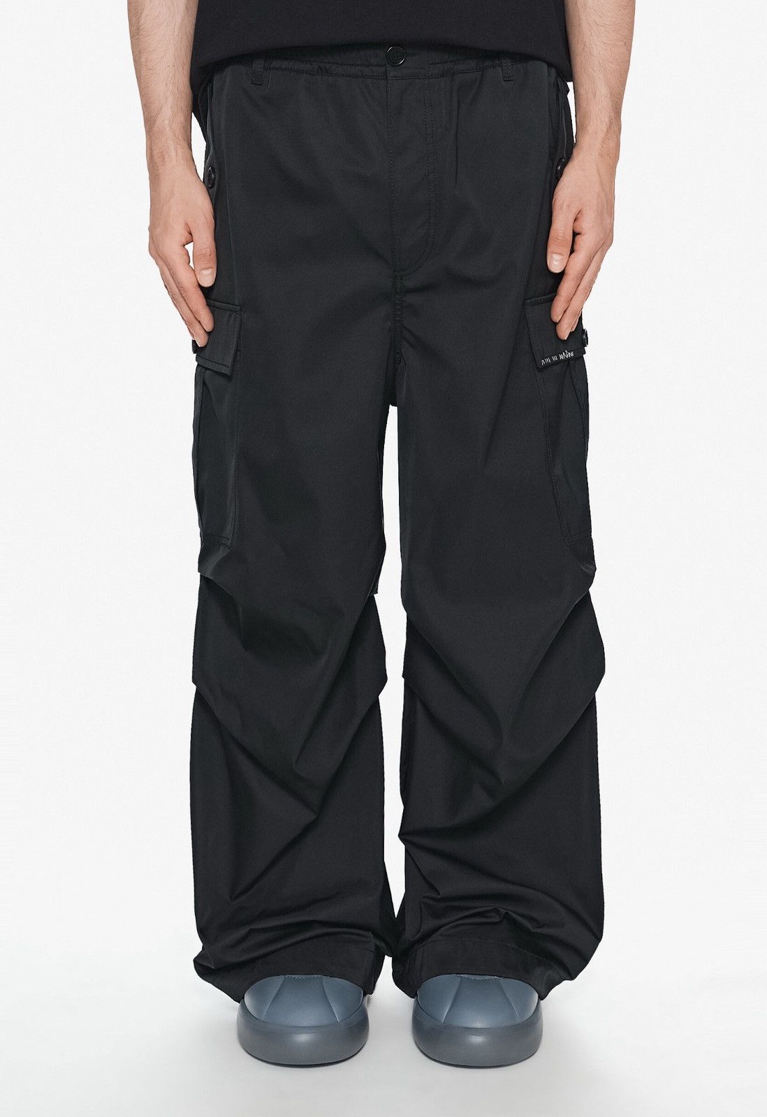 Marni Last Marni Wide Cargo Black Pants Size US 34 / EU 50 - 1 Thumbnail