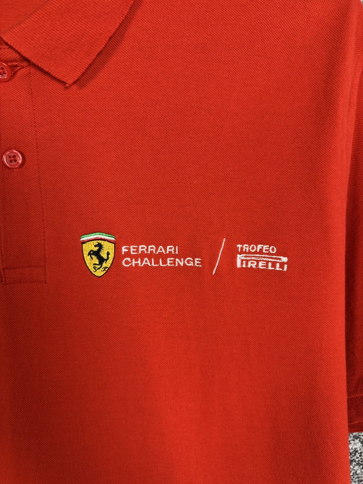 Ferrari Men’s Ferrari Challenge Racing Polo Shirt Firelli F1 Size L Size US L / EU 52-54 / 3 - 6 Thumbnail